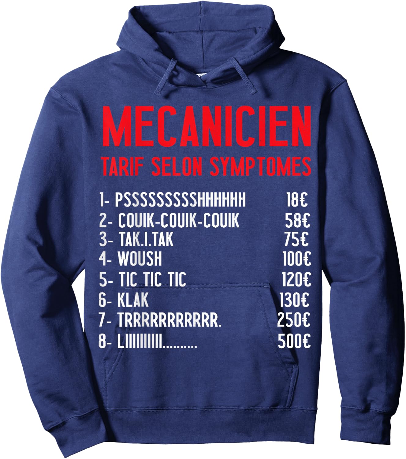 Gift man mechanical birthday passion mechanic Hoodie - Hoodie | Navy