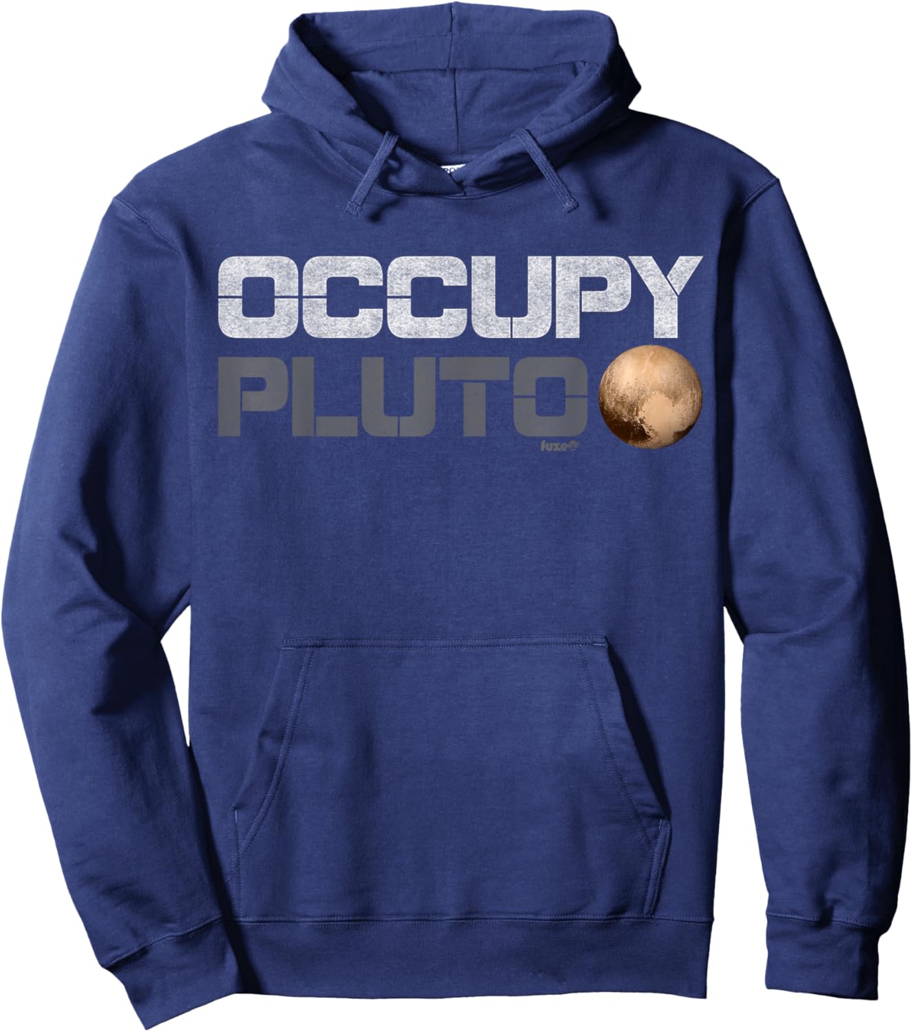 Occupy Pluto Pluto is a Planet Shirt Hoodie - Hoodie | Navy
