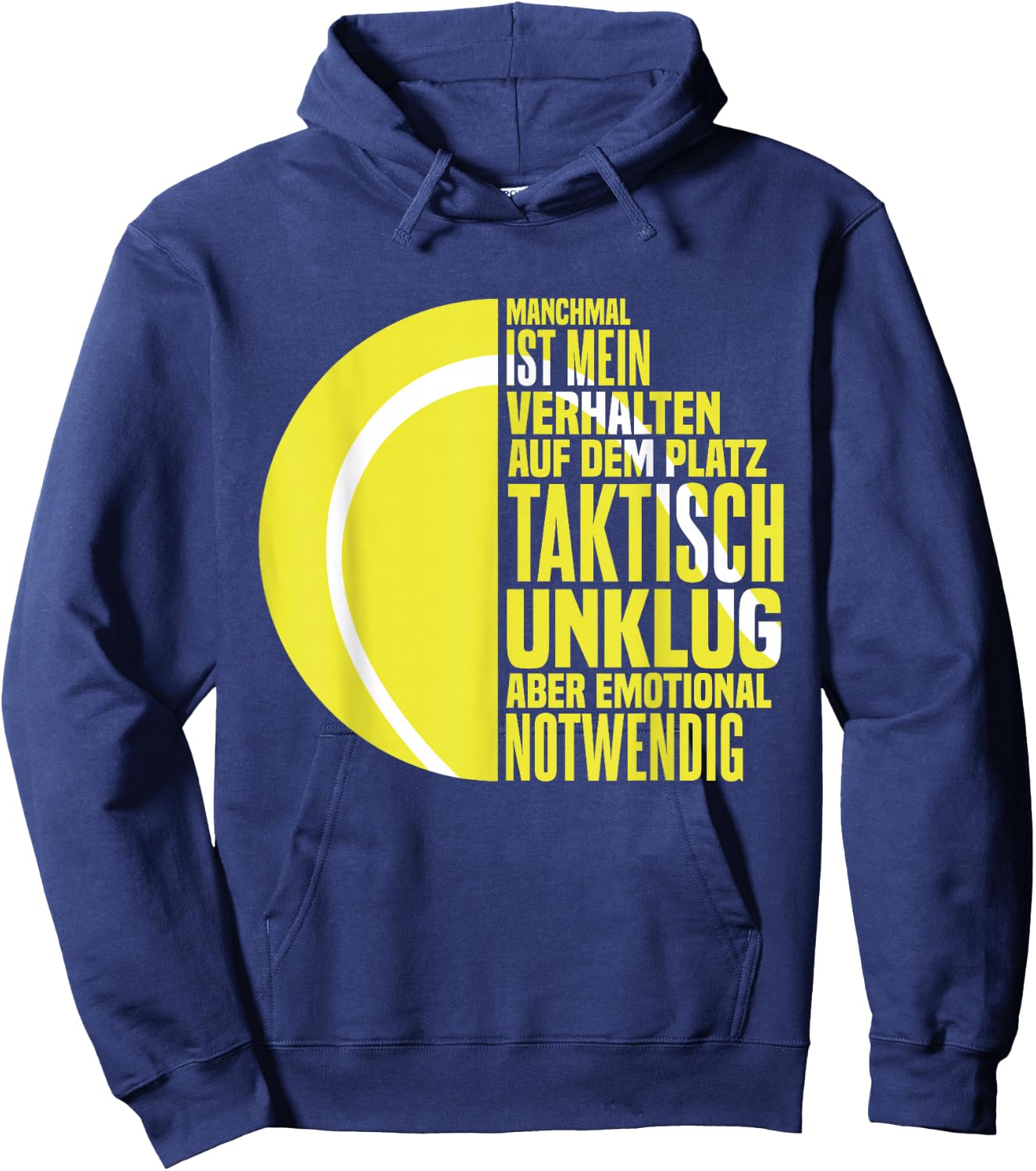 Tennisspieler Tennis Tennis Spieler Sprüche Hoodie - Hoodie | Navy
