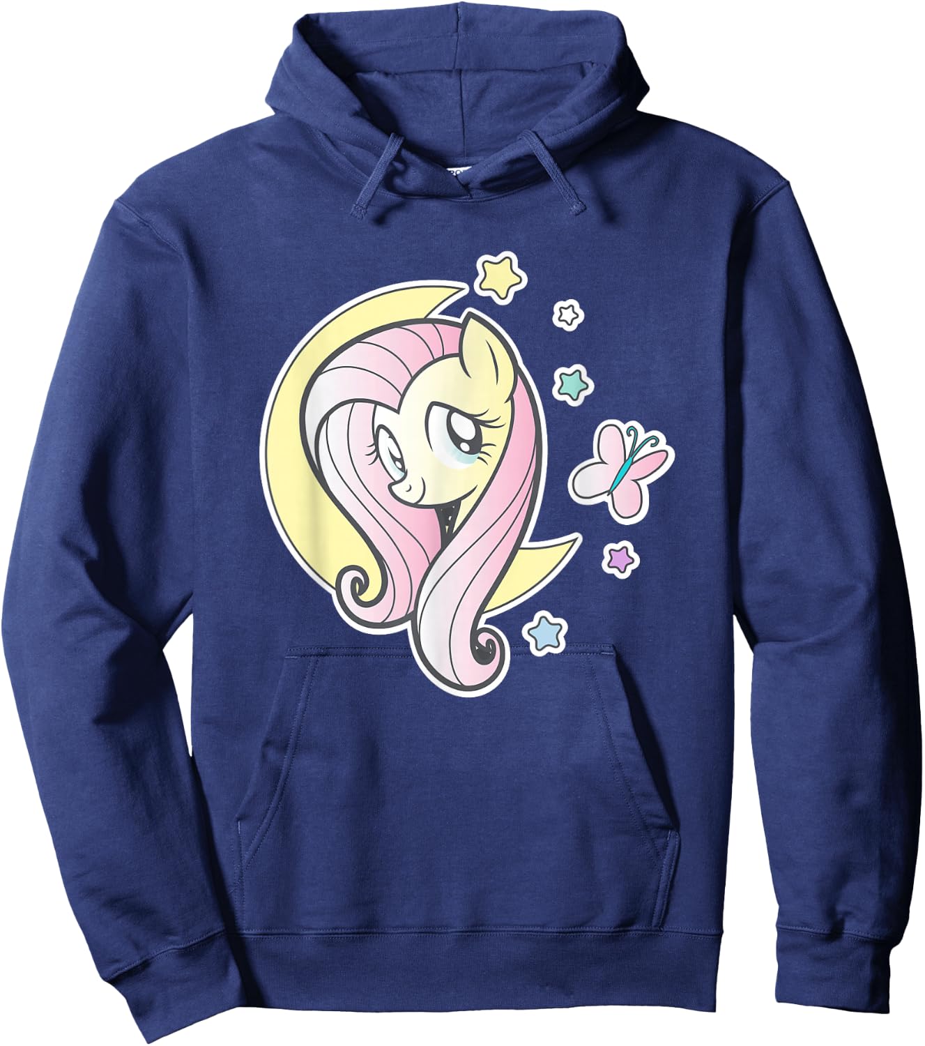 My Little Pony Fluttershy Half Moon Hoodie - Hoodie | Navy