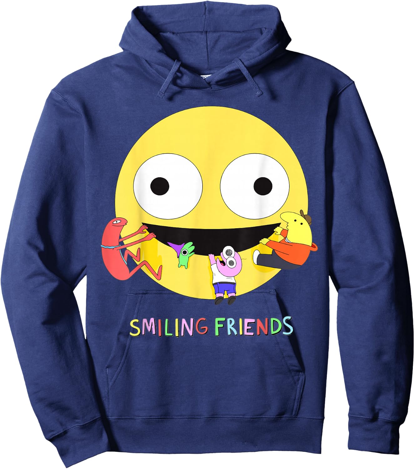 Smiling Friends Hoodie - Hoodie | Navy