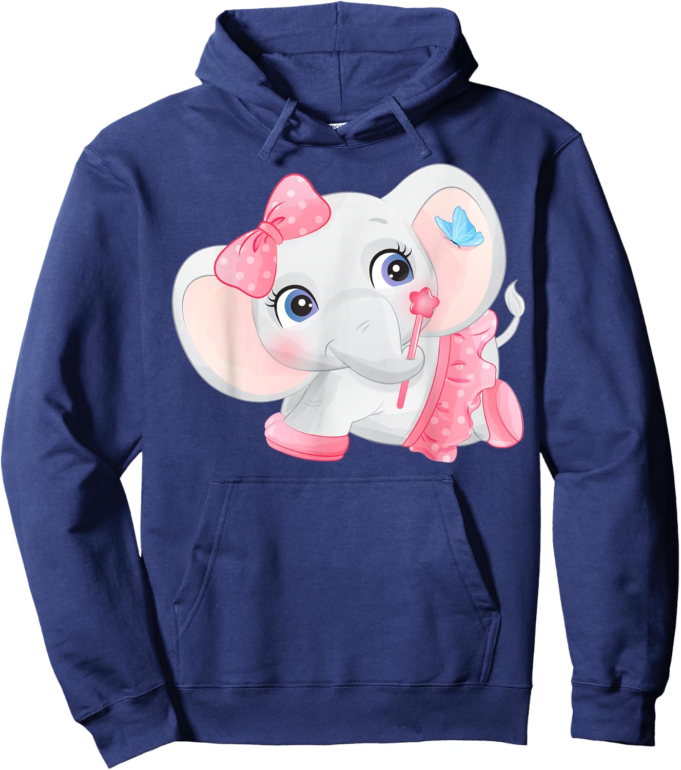 Baby elephant girl Hoodie - Hoodie | Navy