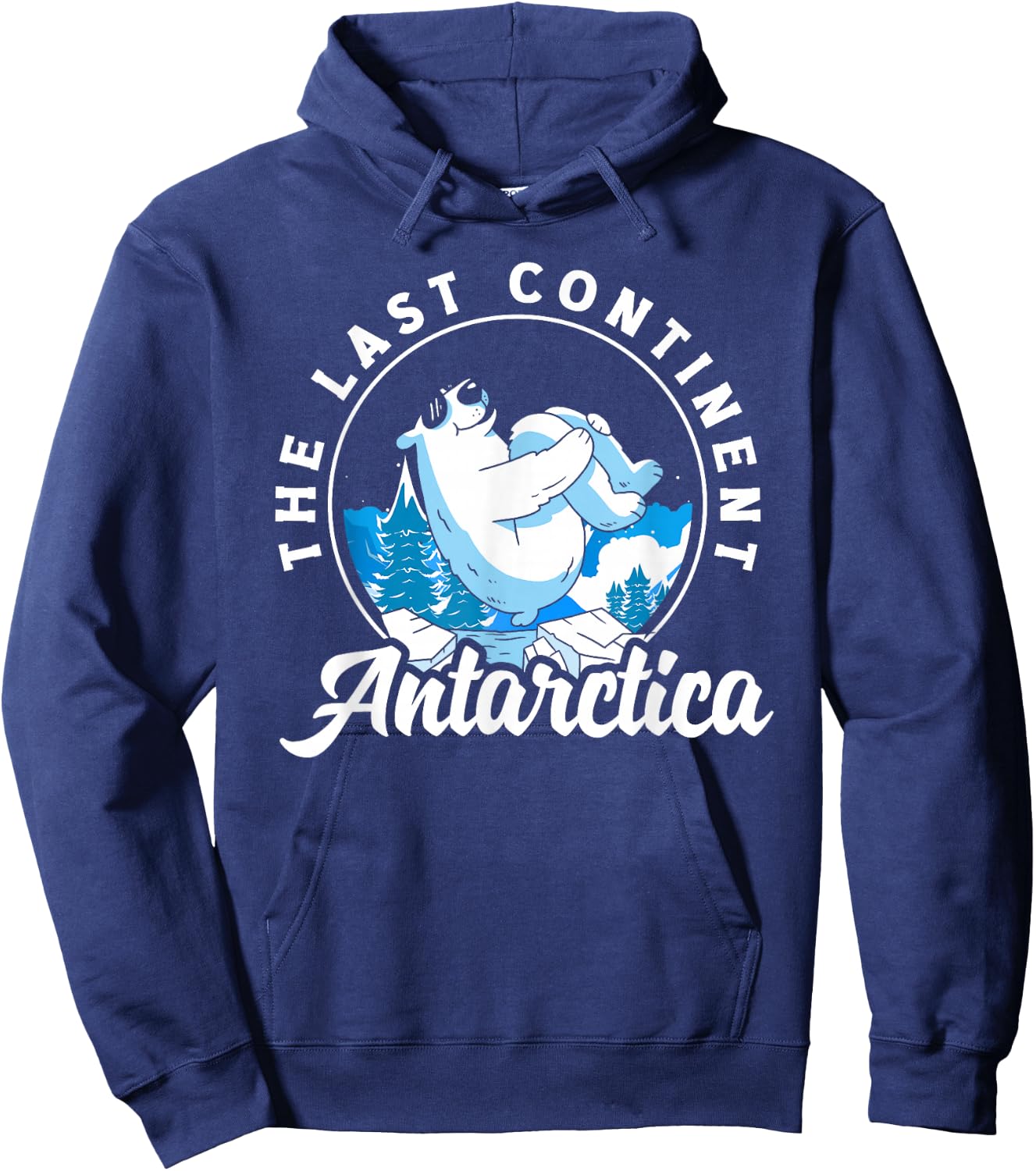 The last Continent Antarctica Hoodie - Hoodie | Navy