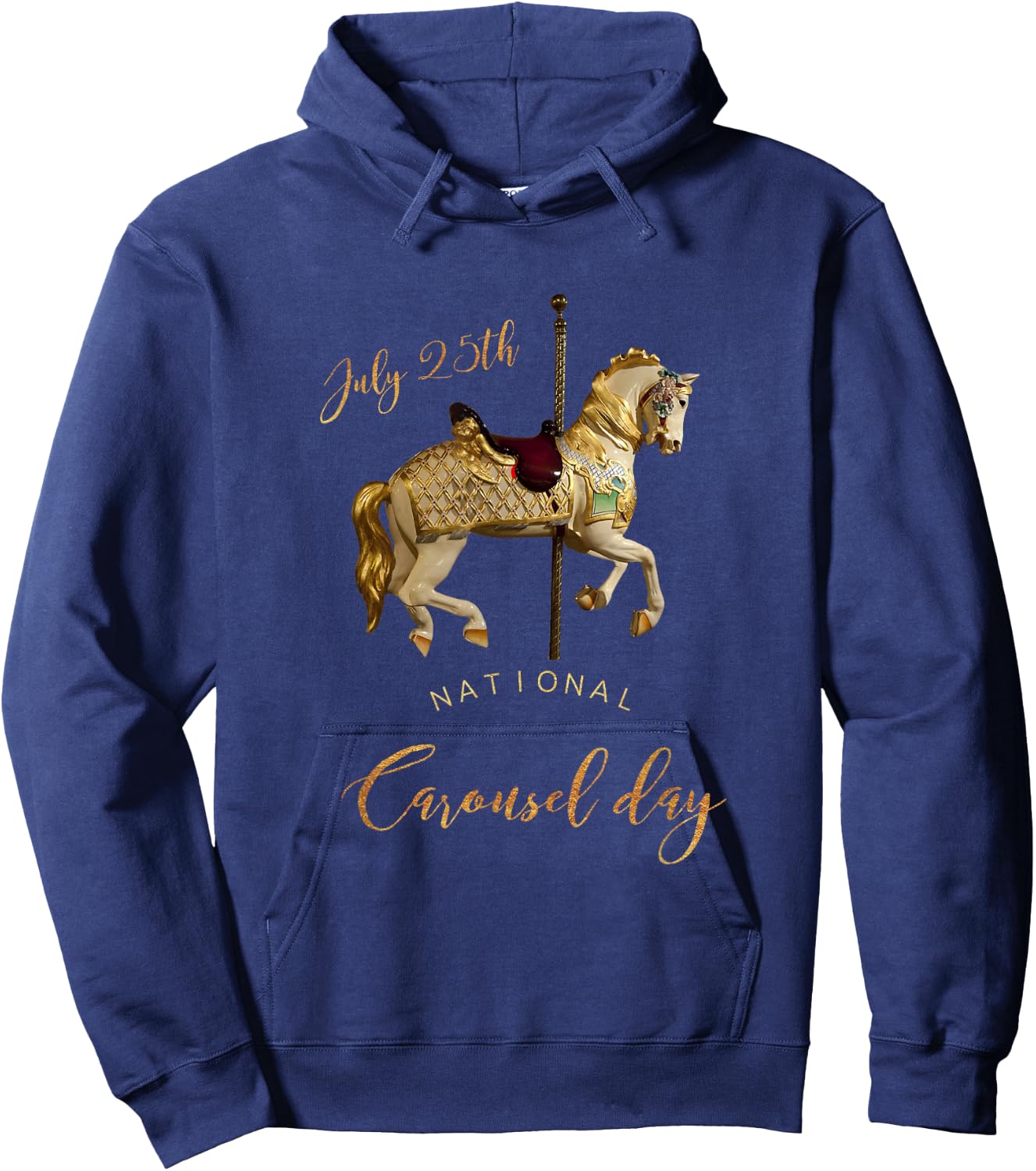 National Carousel Day - July 25th Souvenir Hoodie - Hoodie | Navy