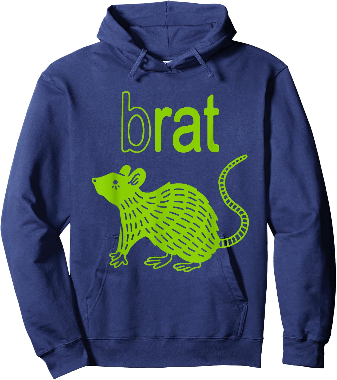 Brat B Rat Mouse Funny Apparel Hoodie - Hoodie | Navy
