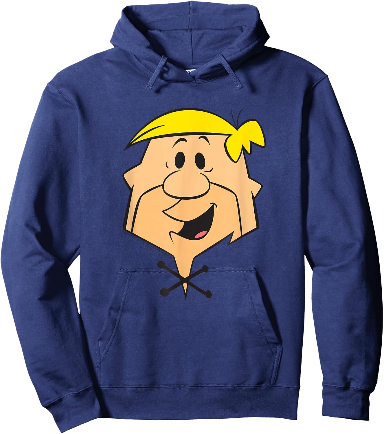 The Flintstones Barney Rubble Big Face Hoodie - Hoodie | Navy