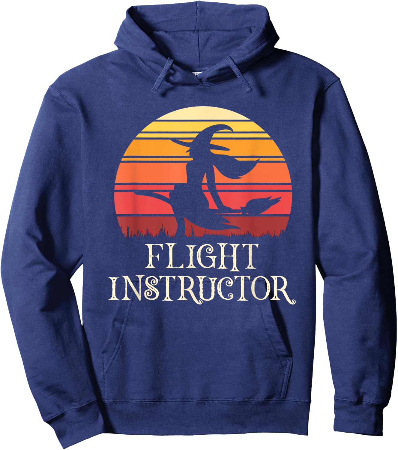 Flight Instructor Witch Hoodie - Hoodie | Navy