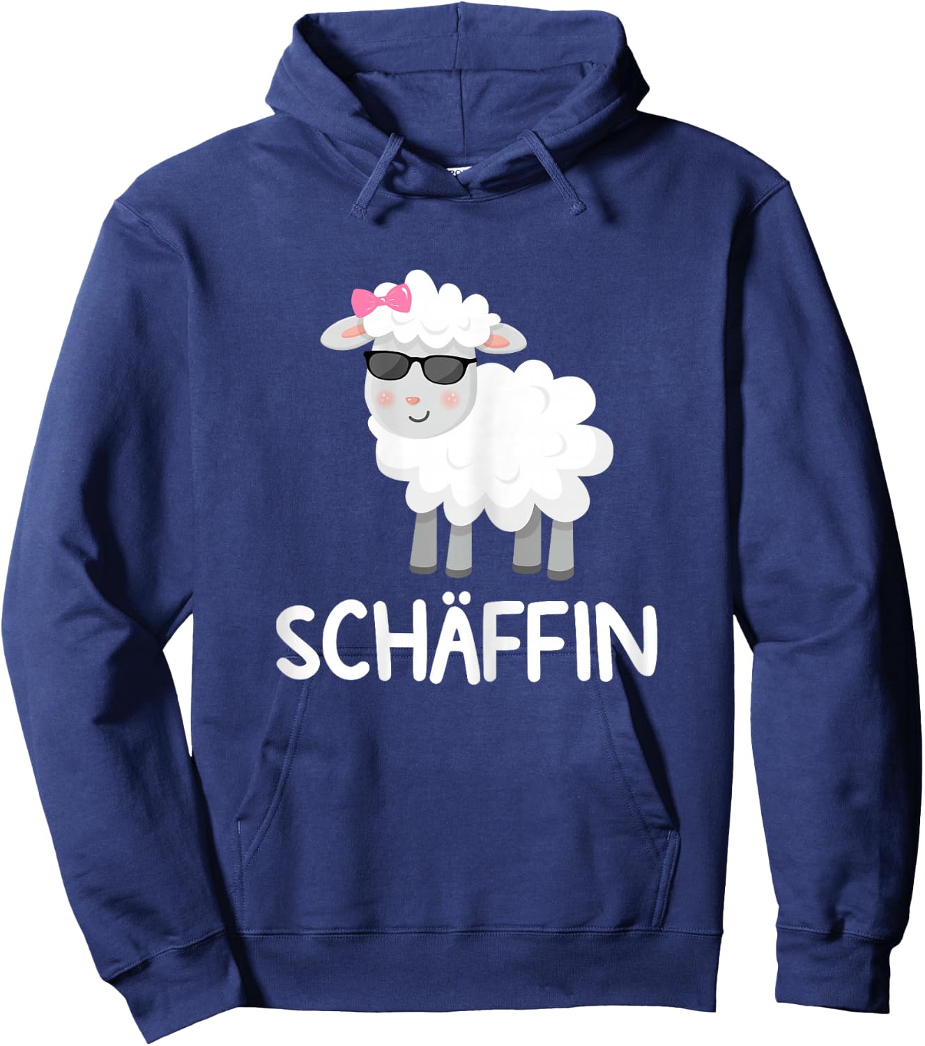 Schäffin Chefin Schäf , black Hoodie - Hoodie | Navy