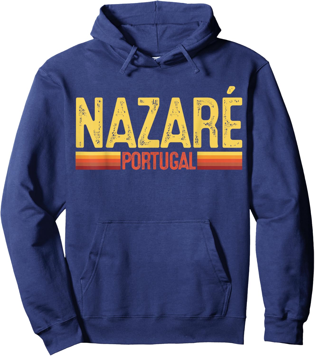 Nazare Portugal Surfing Gift Hoodie - Hoodie | Navy