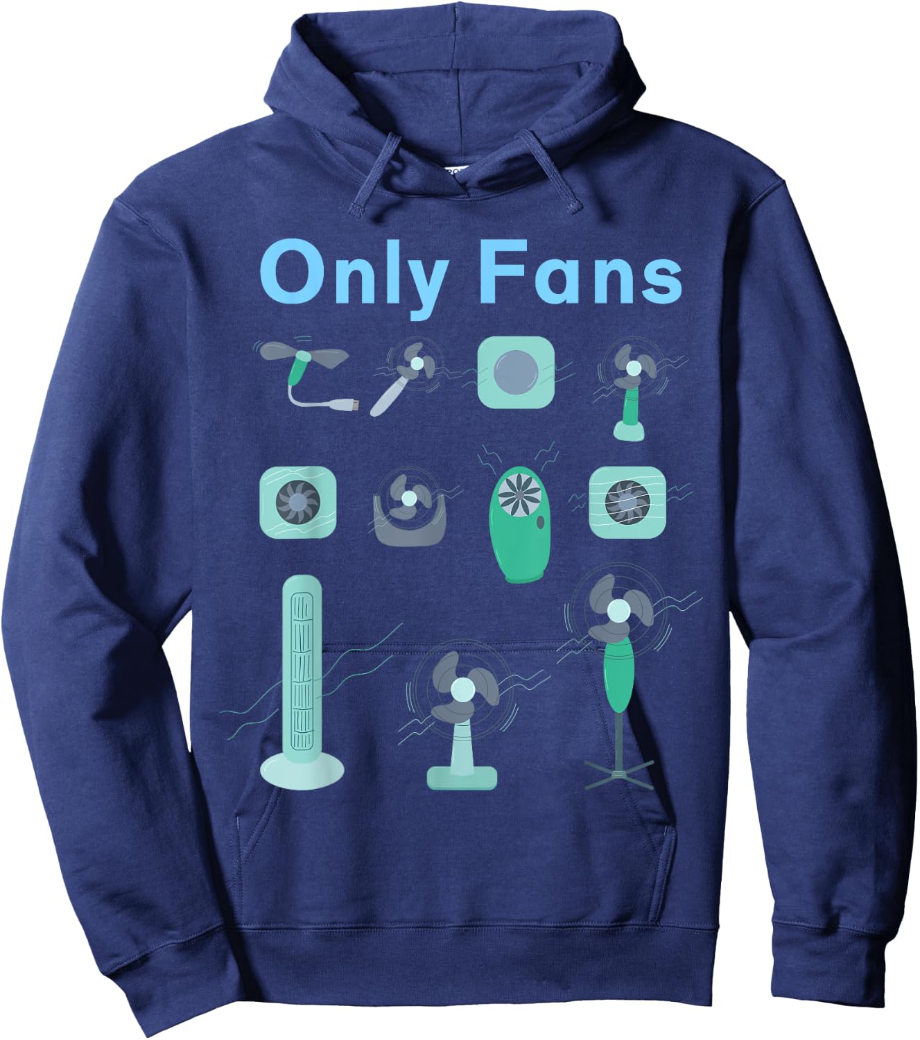 Only fans , Black, S Hoodie - Hoodie | Navy