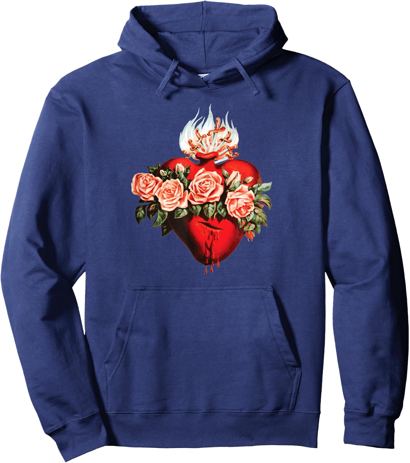 Immaculate Heart of the Virgin Mary Catholic Hoodie - Hoodie | Navy