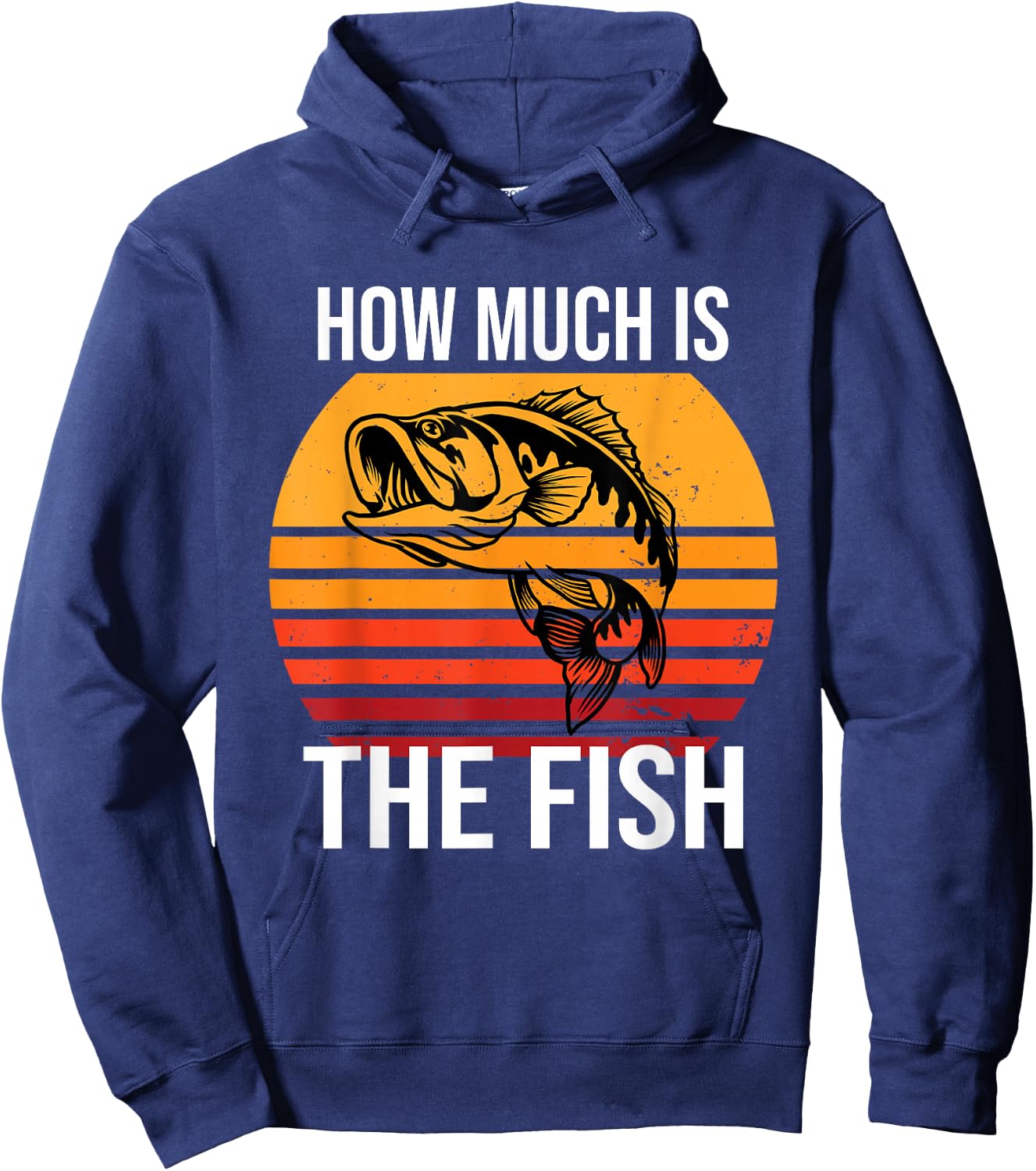 How much is the Fish , black Hoodie - Hoodie | Navy