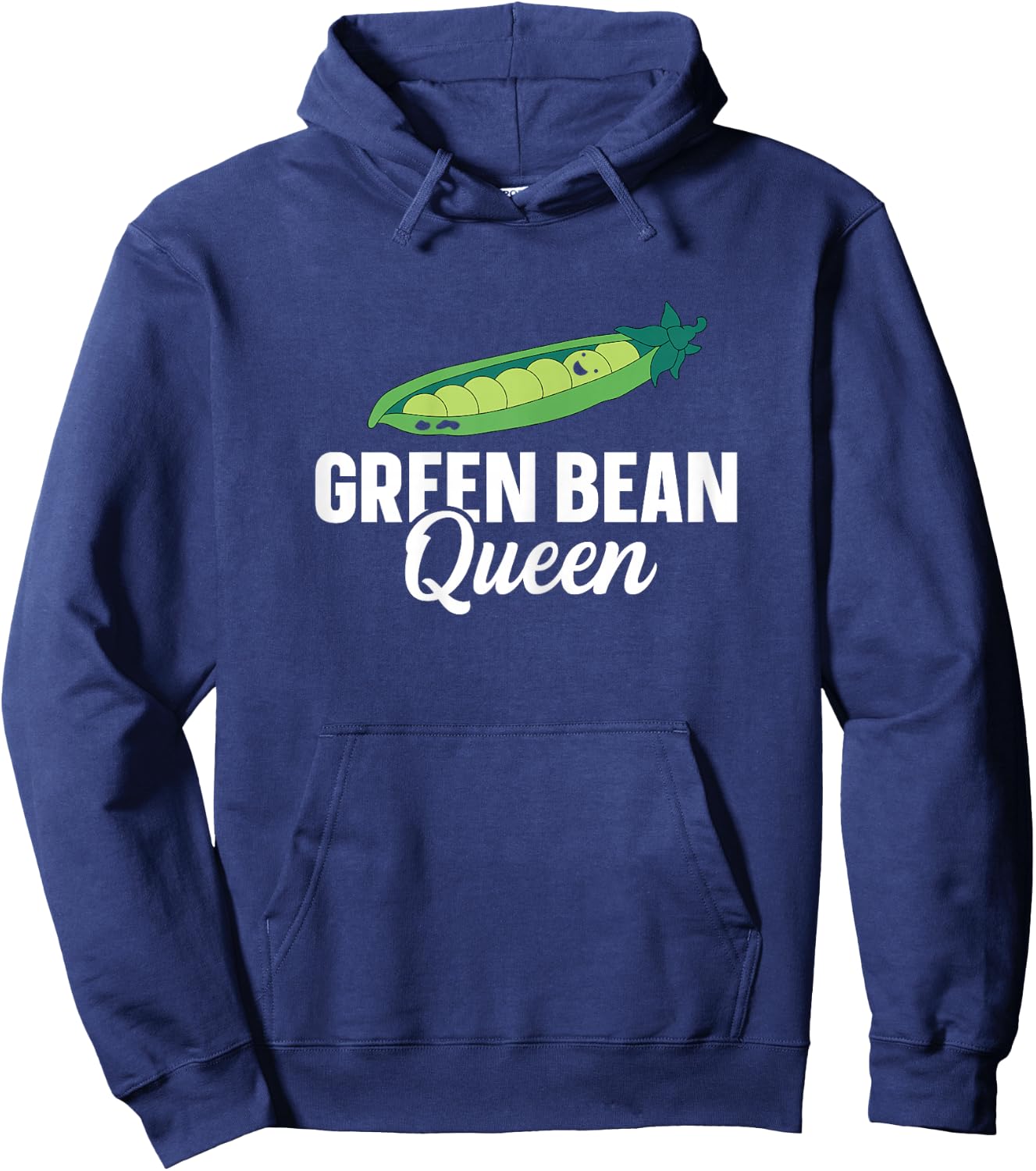 Green Bean Queen Hoodie - Hoodie | Navy