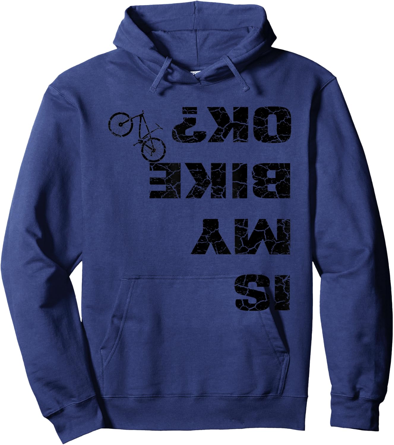 Is my bike fine? - Cycling Hoodie - Hoodie | Navy