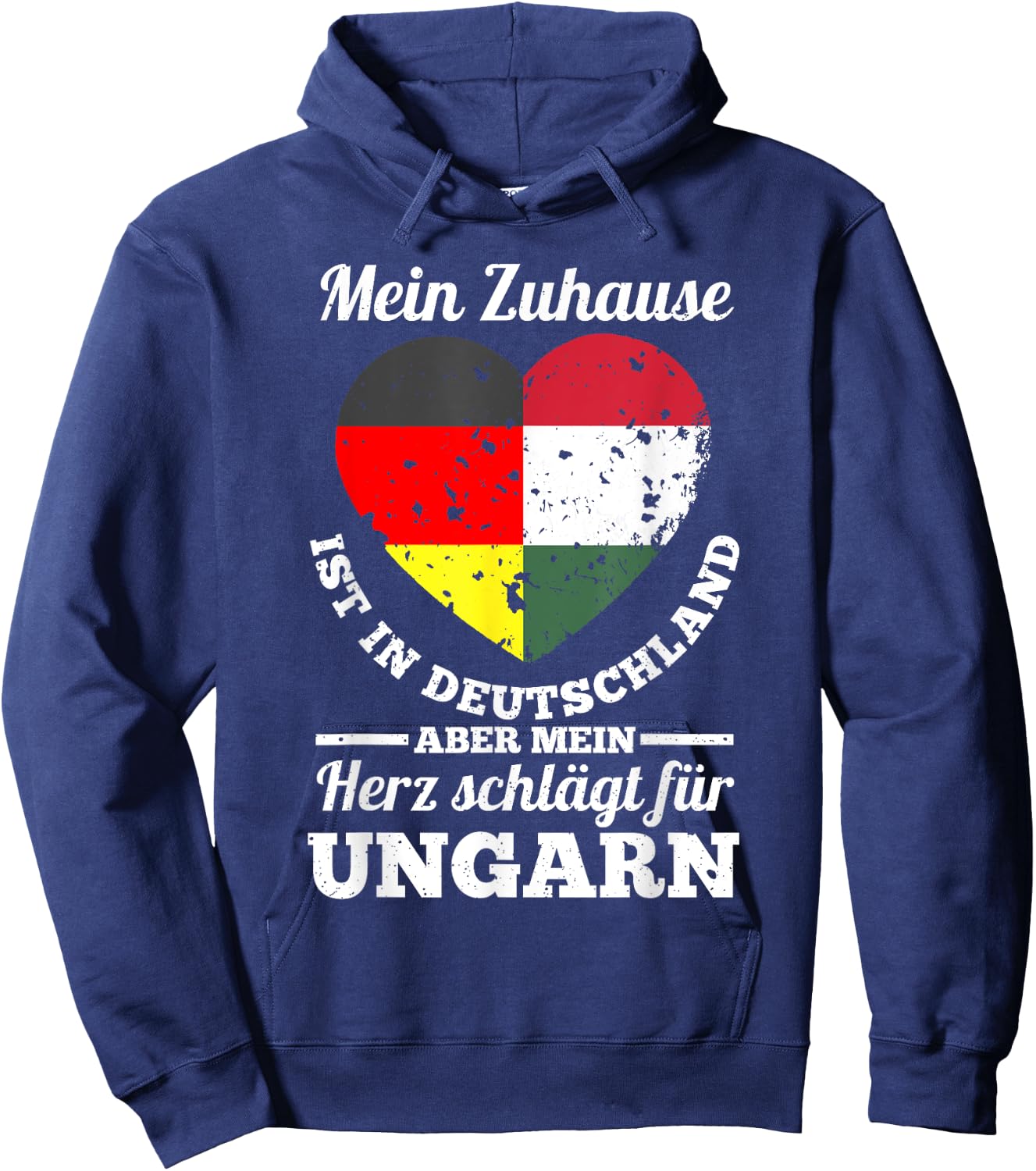 Magyaren Deutschland Ungarn Hoodie - Hoodie | Navy