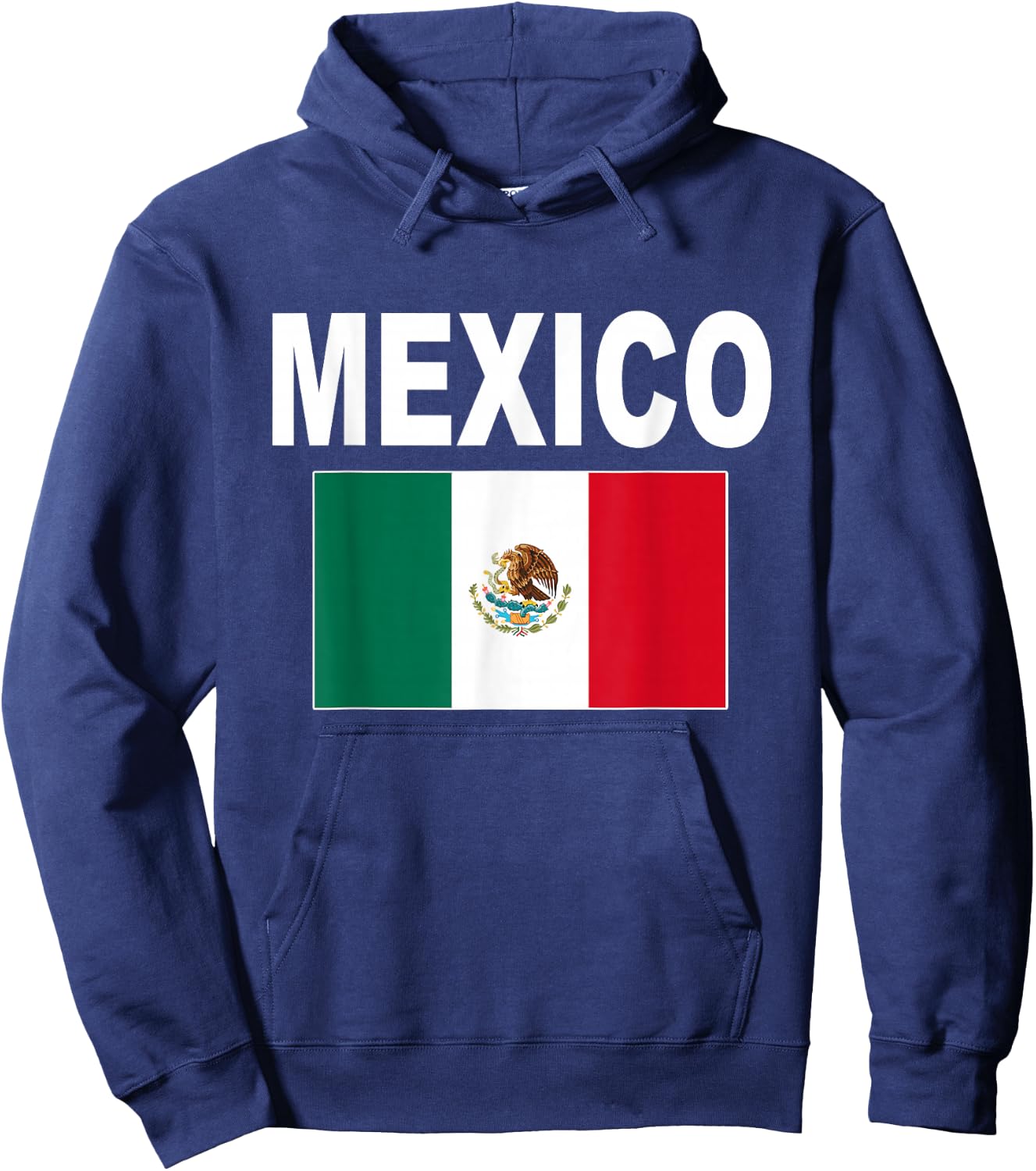 Mexican Flag Women Bandera Mexicana Mexico Hoodie - Hoodie | Navy