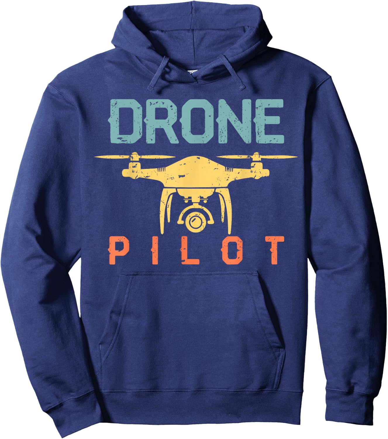 Drone Pilot , black Hoodie - Hoodie | Navy