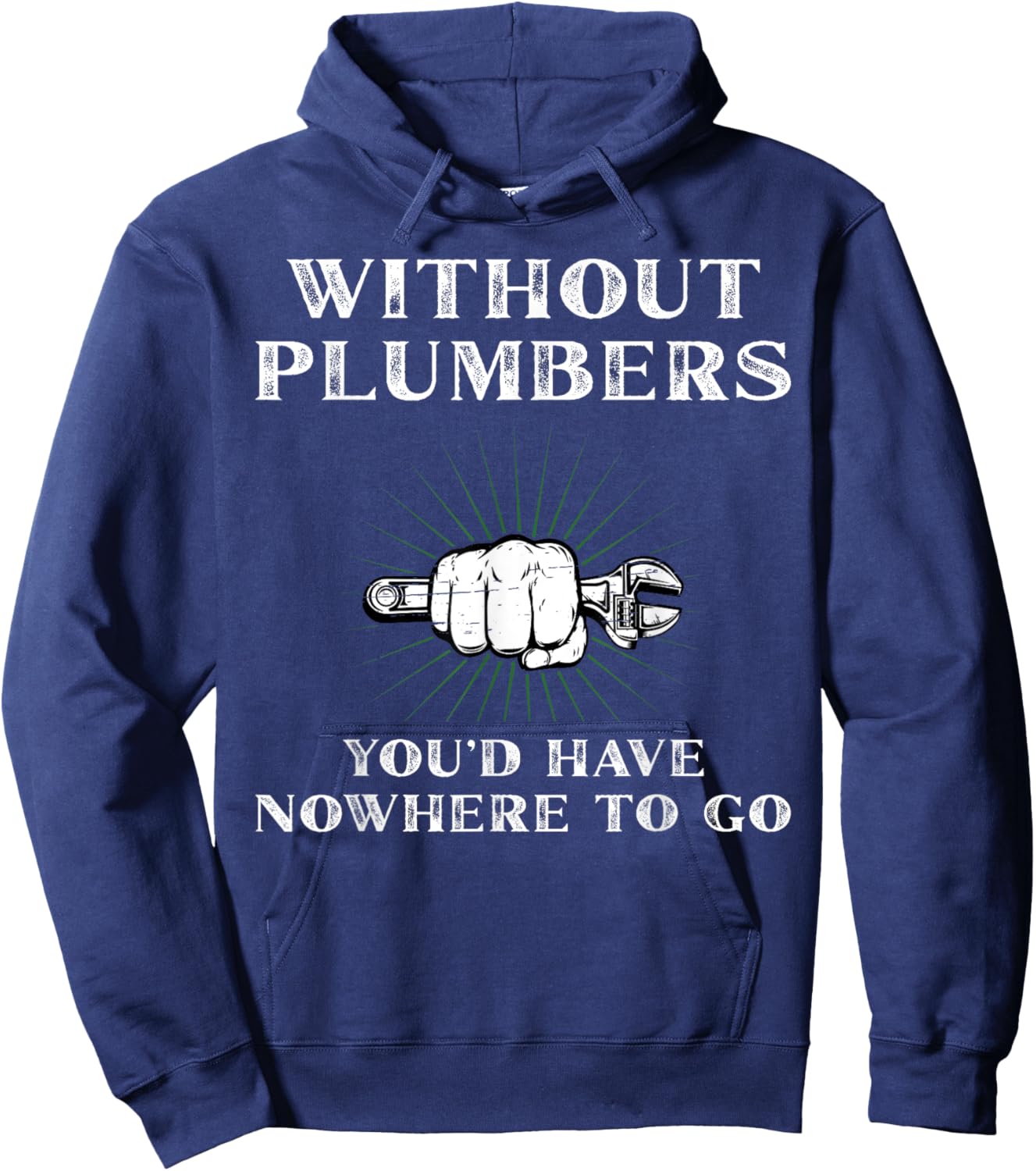 Plumbing Enthusiast Best Plumber Funny plumber Hoodie - Hoodie | Navy