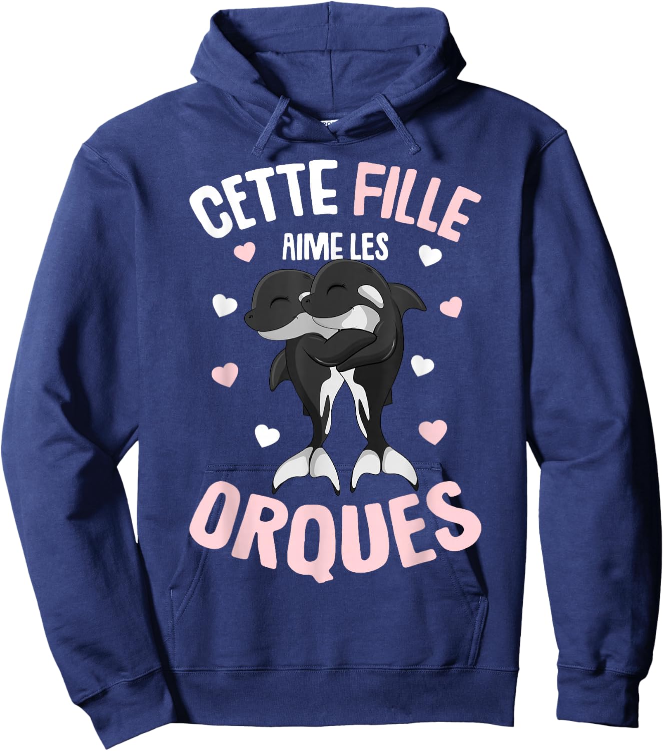 This Girl Loves Orcs Woman Child Orc , Black, S Hoodie - Hoodie | Navy
