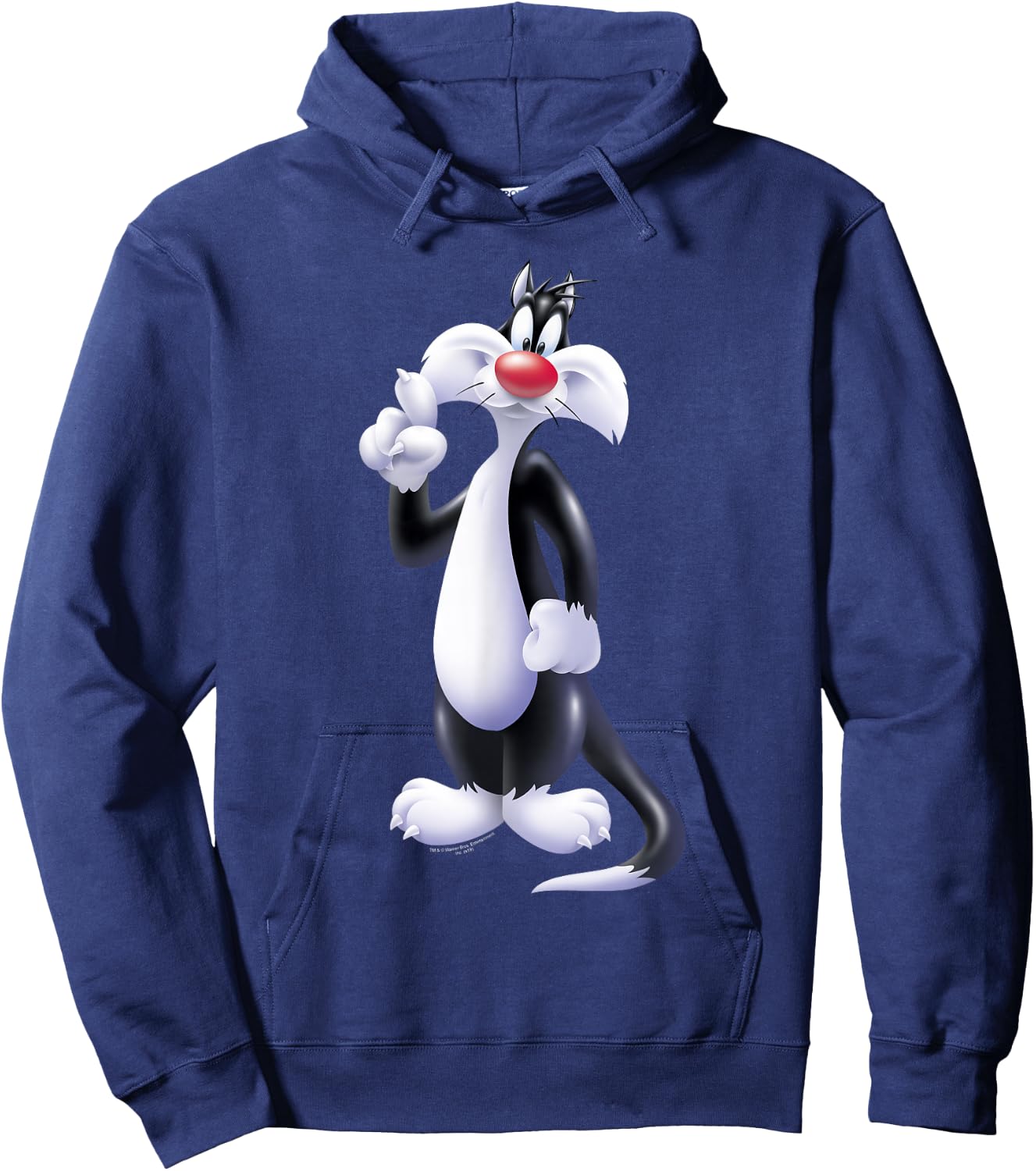 Looney Tunes Sylvester Airbrushed Hoodie - Hoodie | Navy
