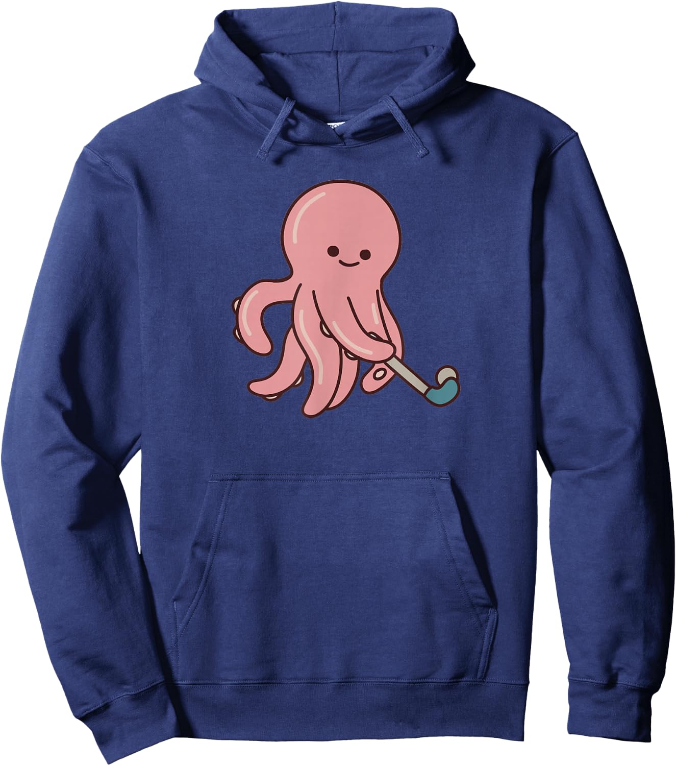 Octopus Golf Player Sea Animals Marine Animal Hoodie - Hoodie | Navy