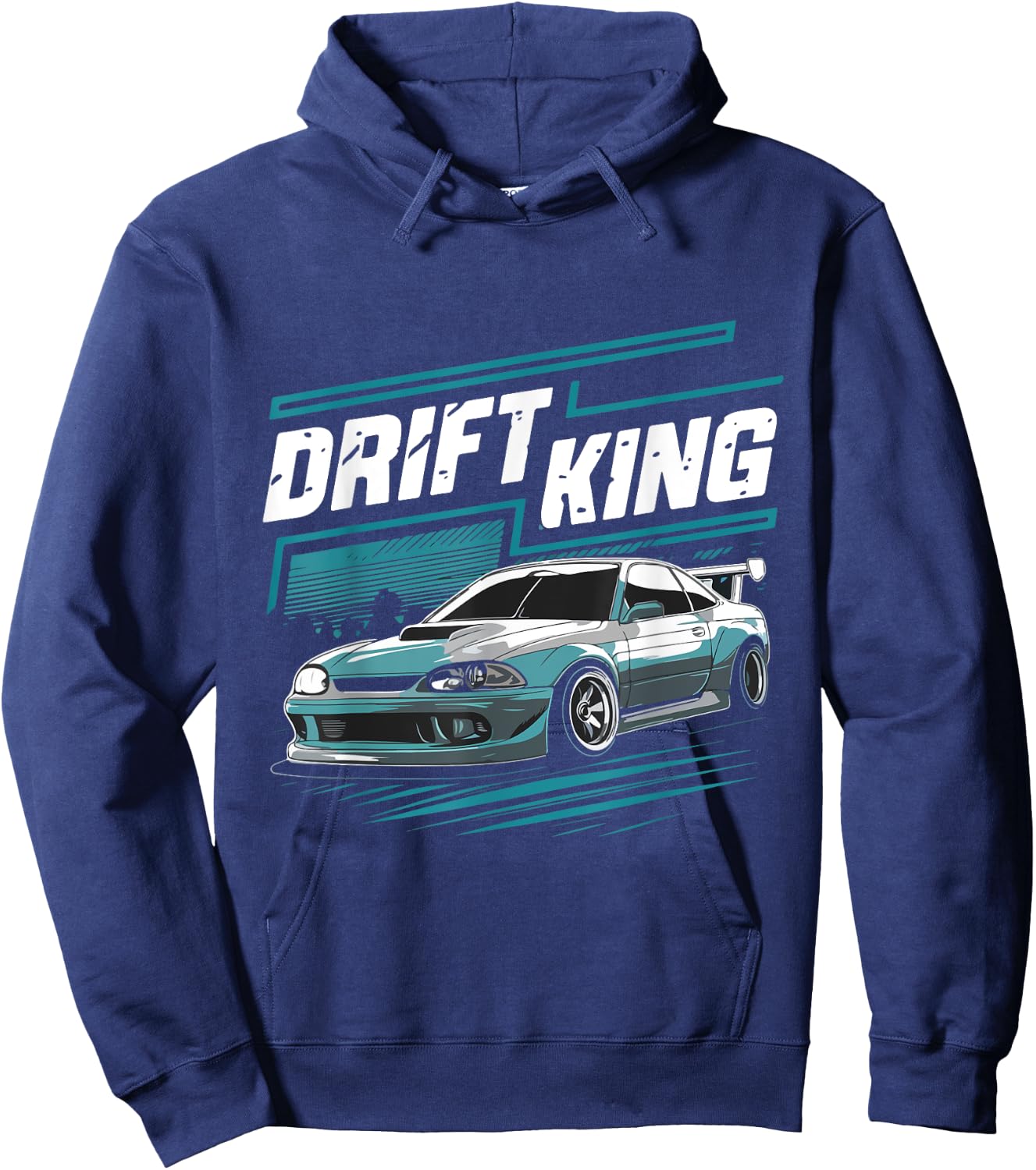 Drift King Funny Drifting Costume Drift Passion Hoodie - Hoodie | Navy