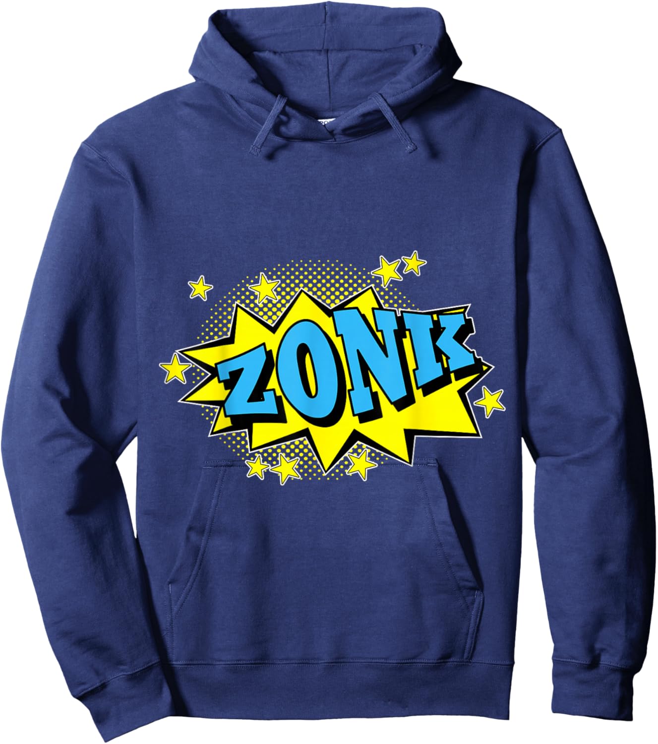 Zonk Cartoon Sound Effects Hoodie - Hoodie | Navy
