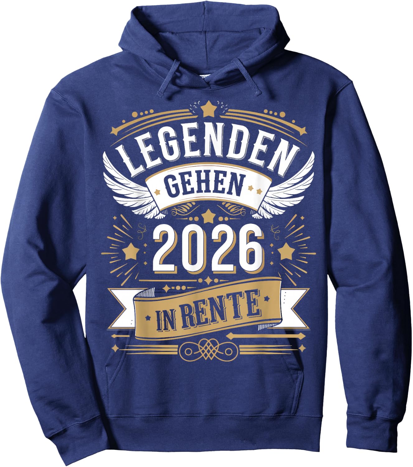 Legenden Gehen 2026 In Rente Lustiger Rentner Hoodie - Hoodie | Navy