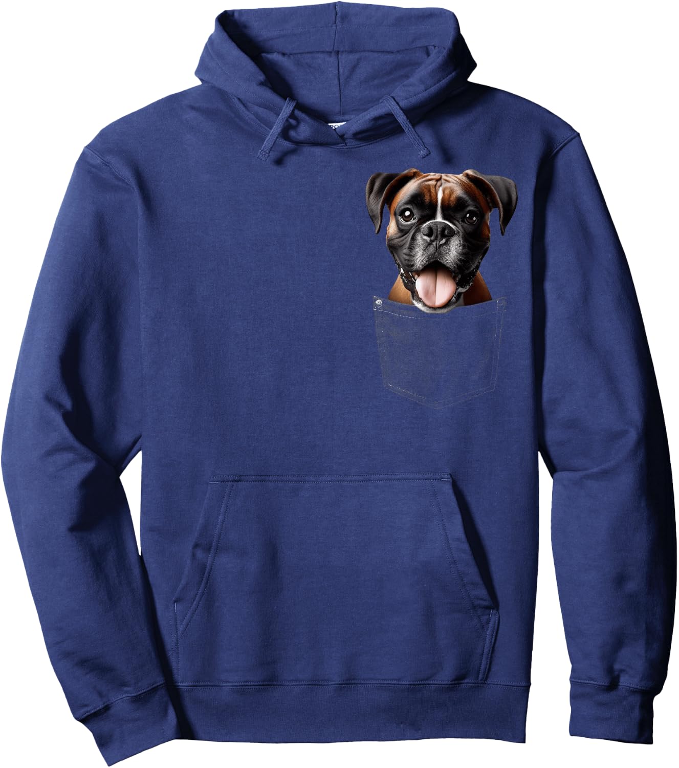 Pocket Boxer Cute Dog Lover Owner Gift Hoodie - Hoodie | Navy
