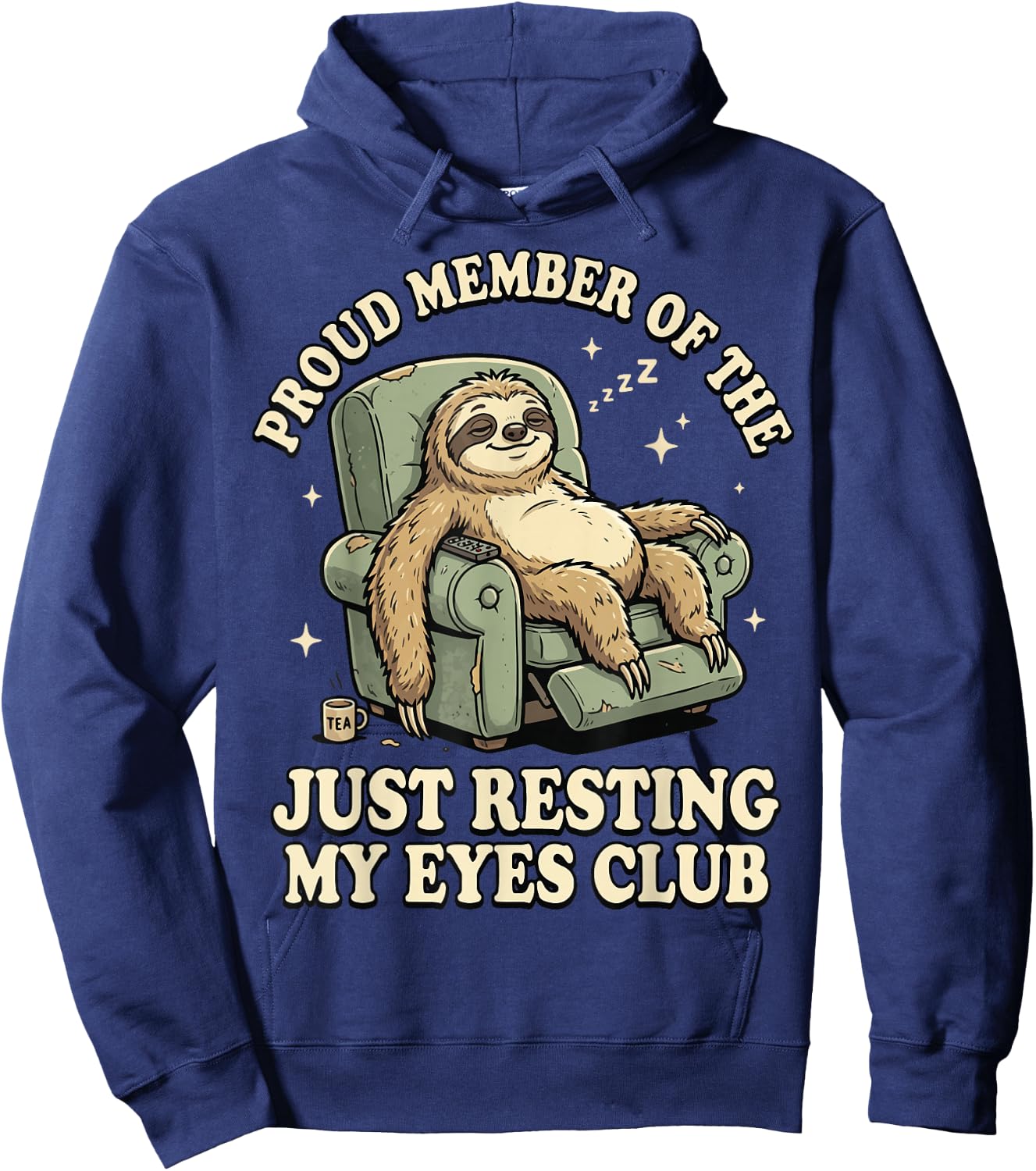 Proud Member of The Just Resting My Eyes Club Hoodie - Hoodie | Navy