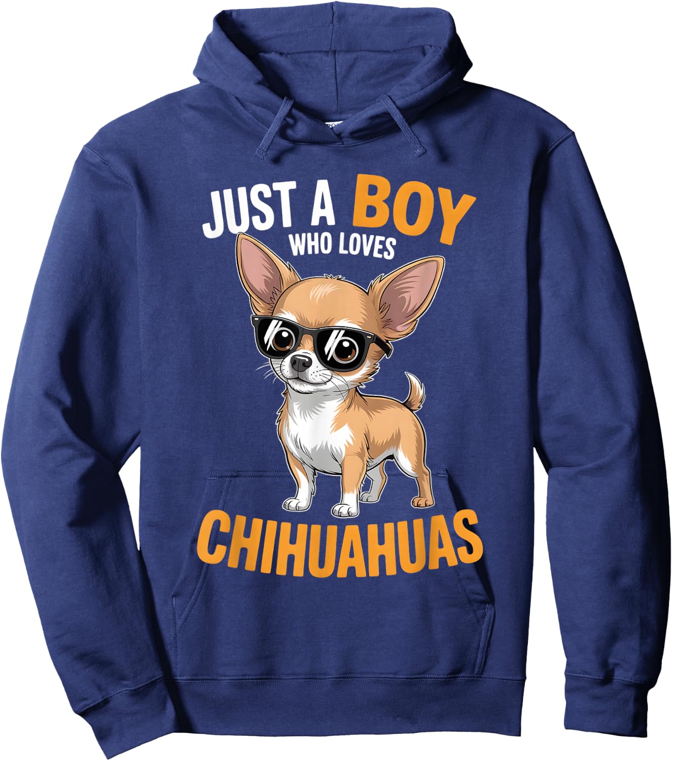 Boys Chihuahua Hoodie - Hoodie | Navy