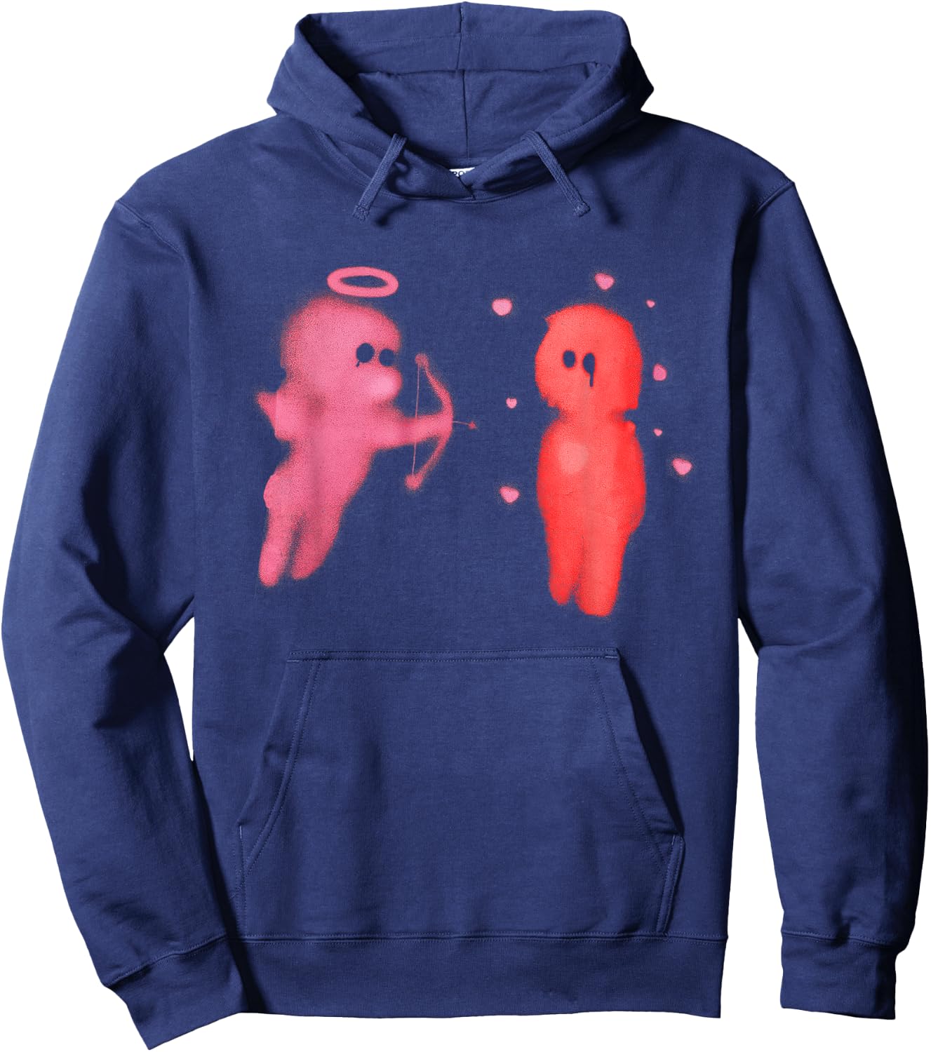 Graphic Cupid’s Love Arrow Men Women Kids Hoodie - Hoodie | Navy