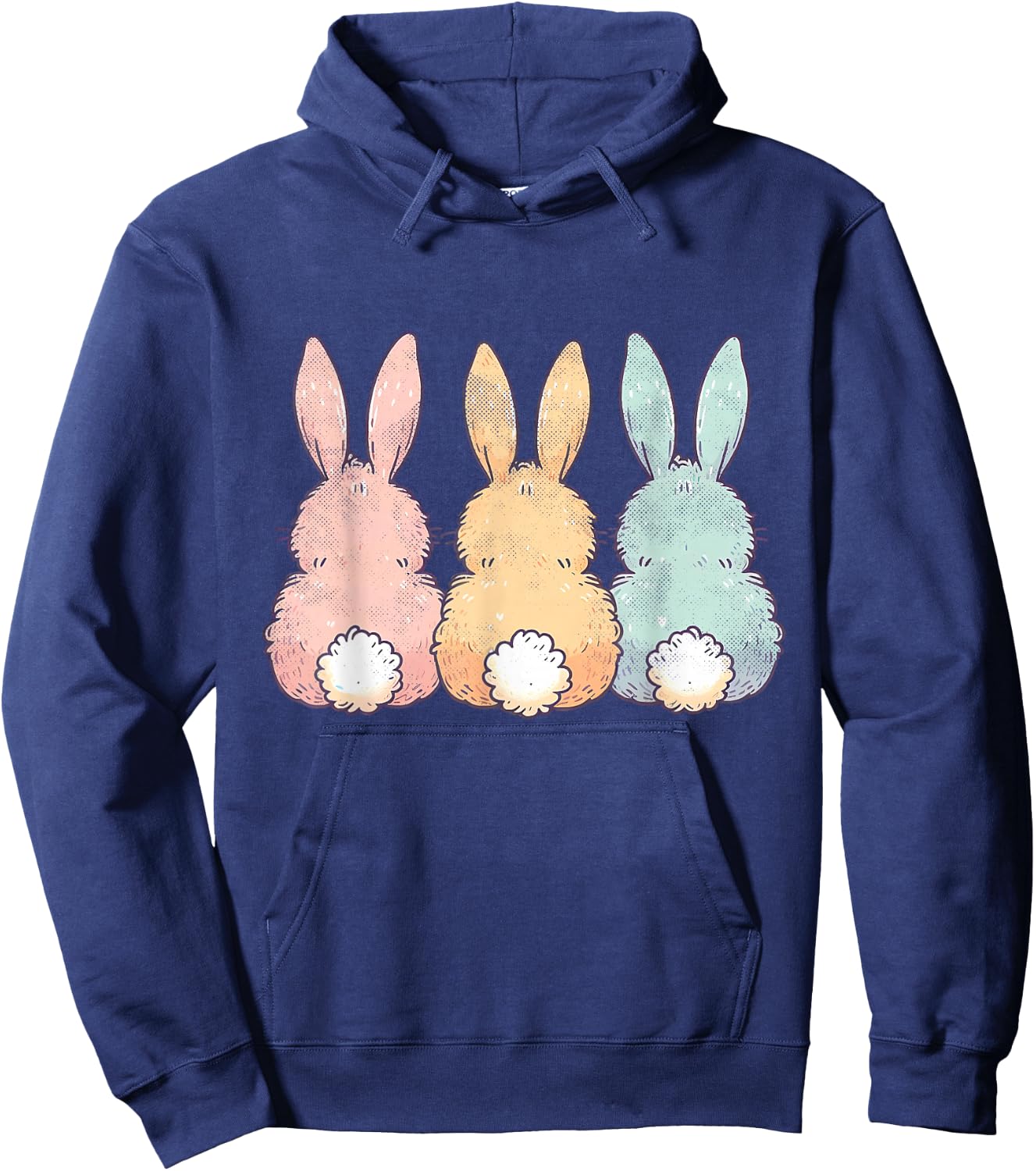 Easter Bunnies Cute Easter Hoodie - Hoodie | Navy