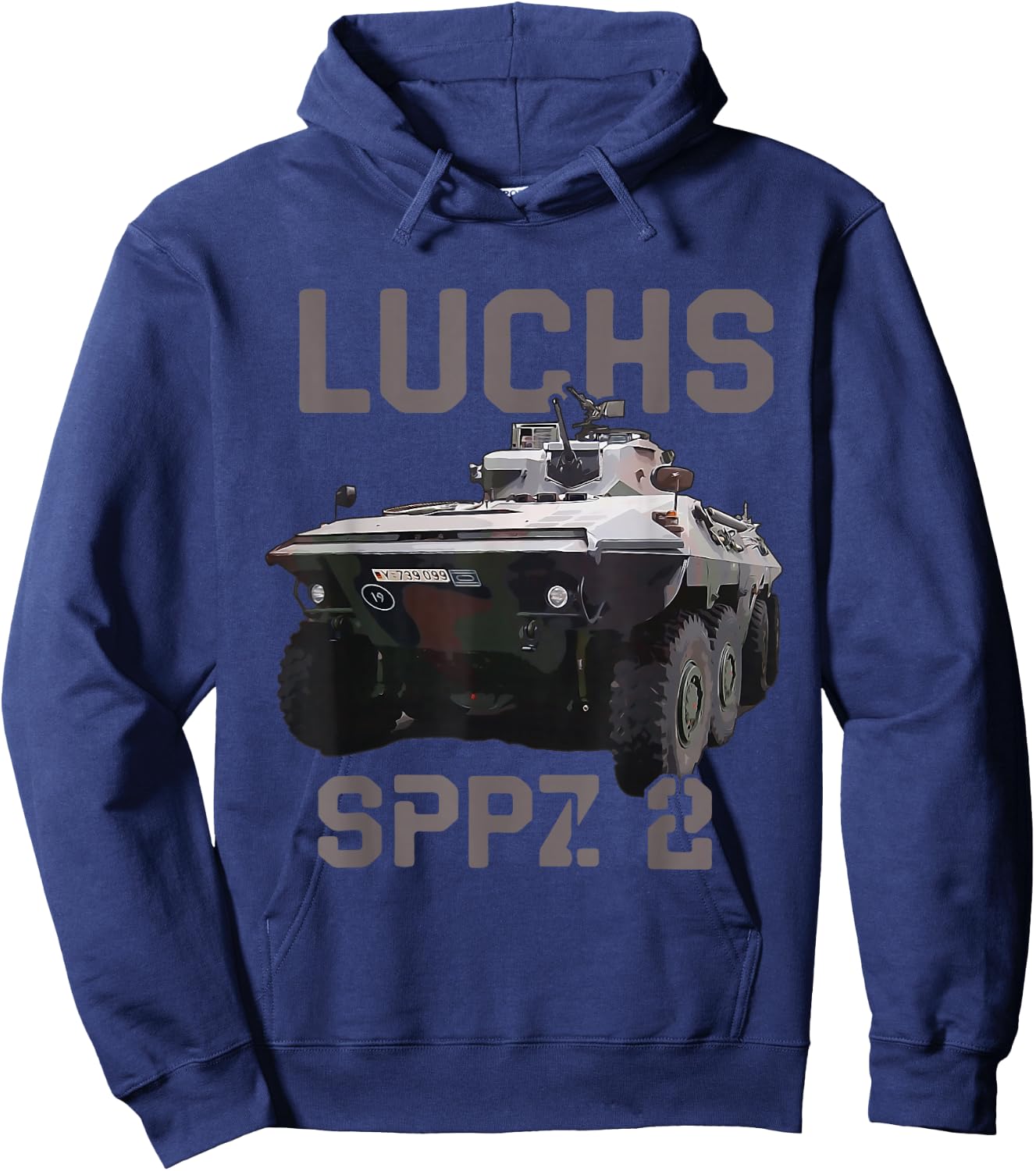 Spähpanzer Luchs Deutsches Aufklärungsfahrzeug Hoodie - Hoodie | Navy