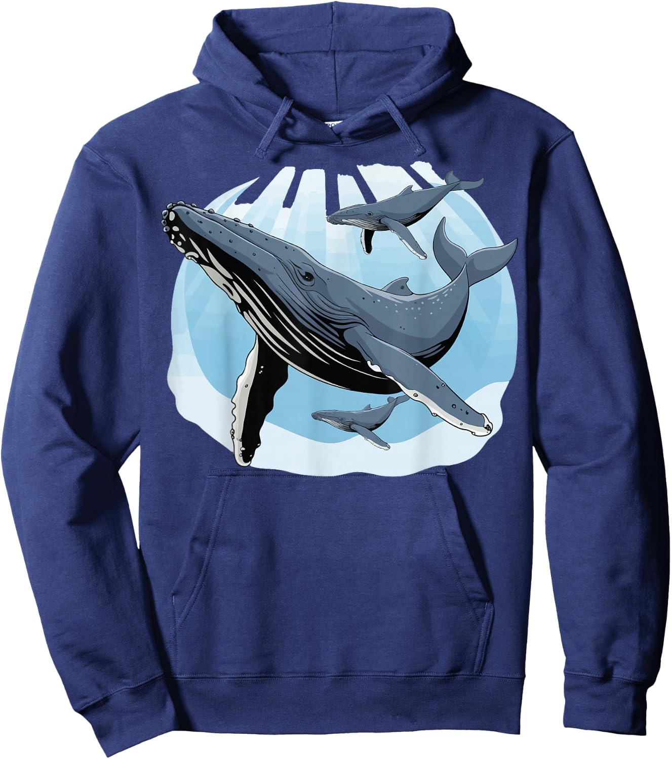Humpback Whale Hoodie - Hoodie | Navy