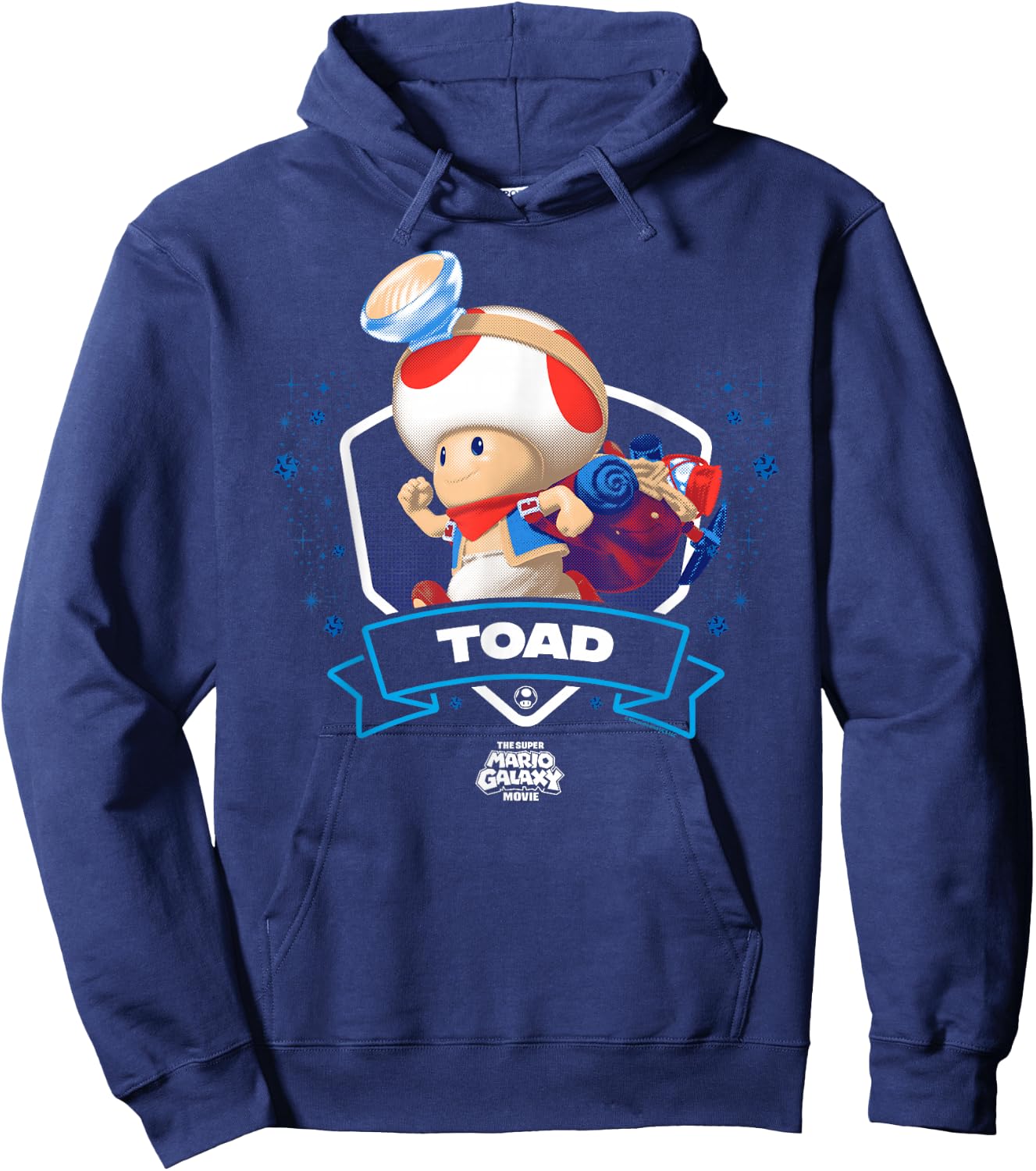The Super Mario Galaxy Movie Toad Champion Hoodie - Hoodie | Navy