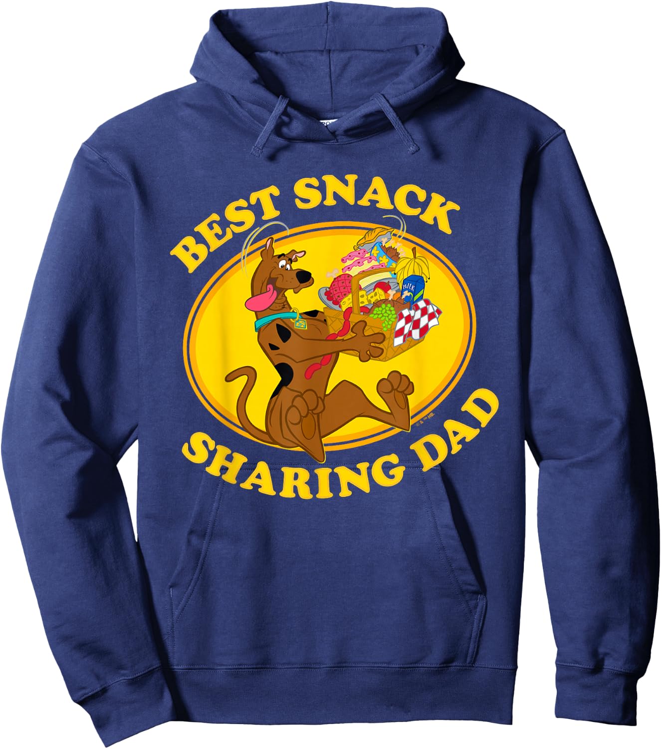 Scooby-Doo Father's Day Best Snack Sharing Dad Hoodie - Hoodie | Navy