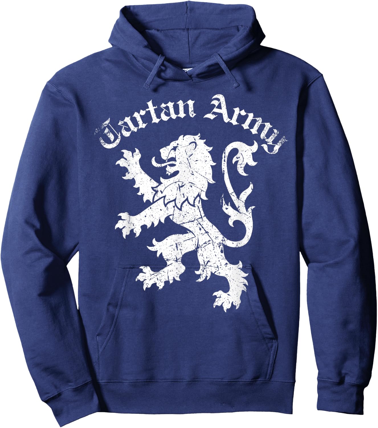 Tartan Army Scotland Patricotic Design Hoodie - Hoodie | Navy