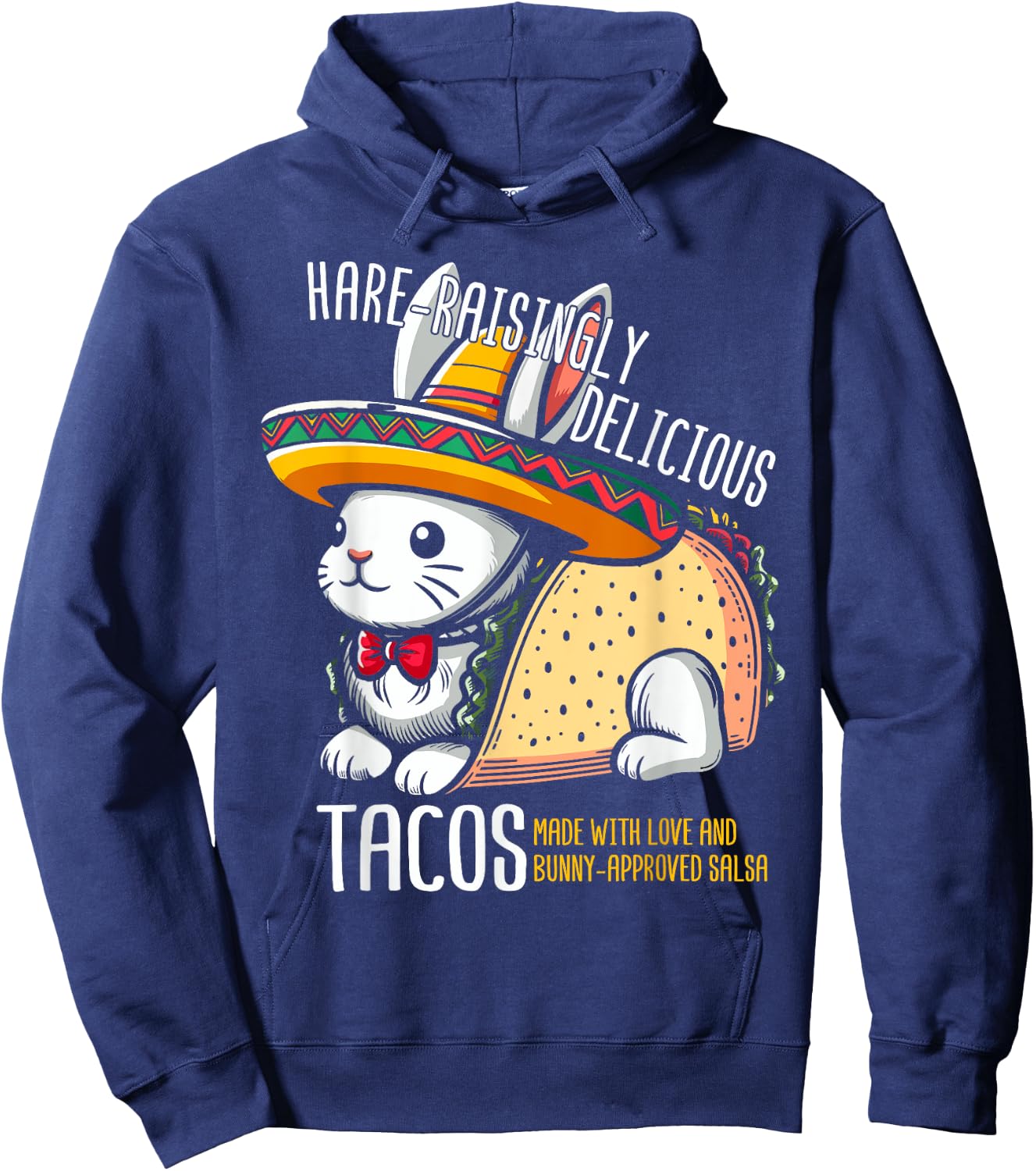 Taco Bunny Taco Rabbit Hoodie - Hoodie | Navy