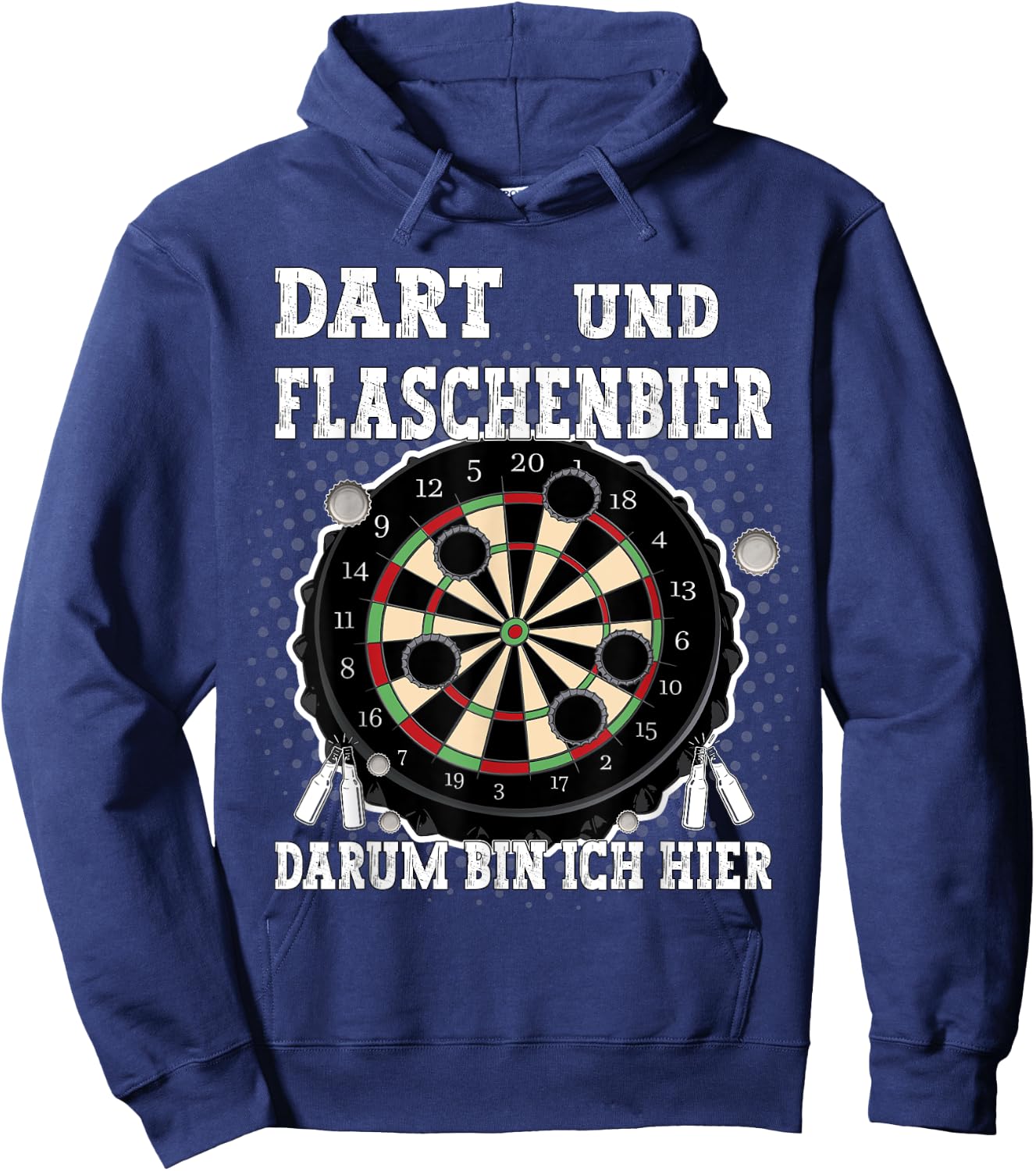 Dart Darts Dart Player Funny Motif , black Hoodie - Hoodie | Navy