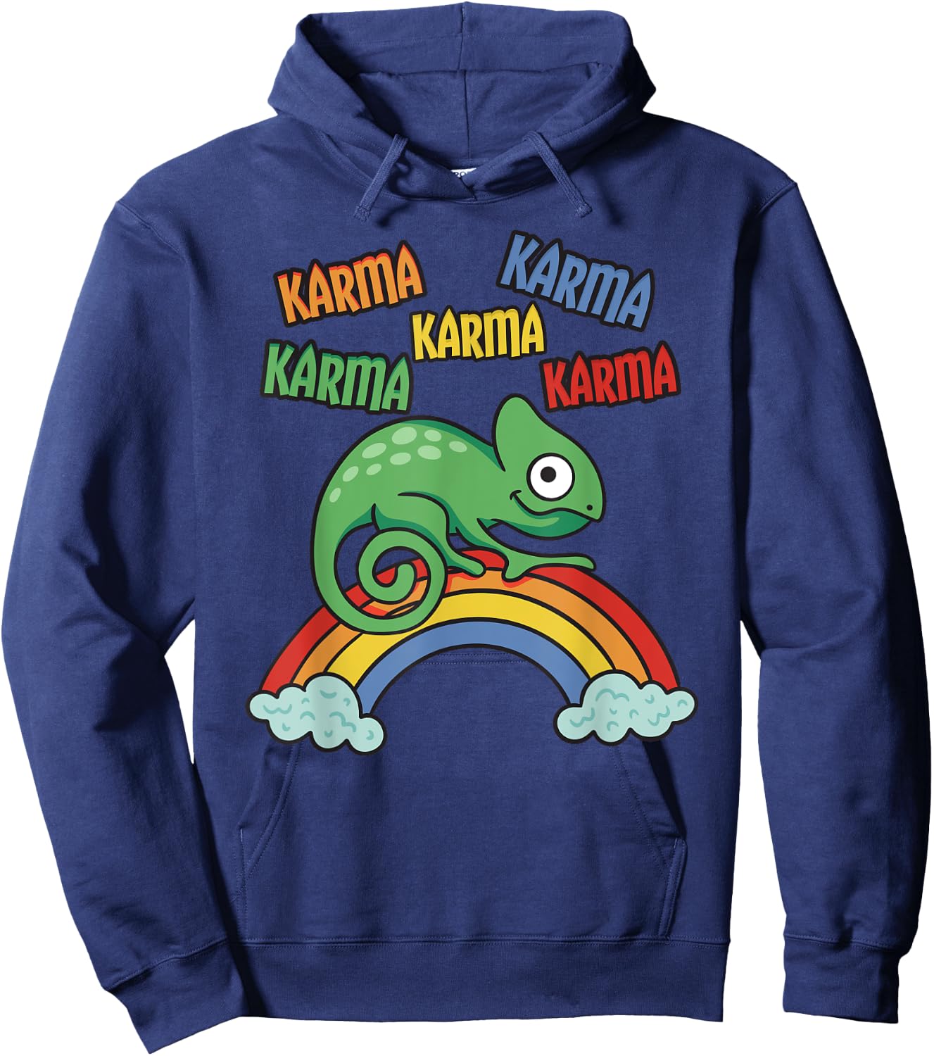 Karma Chameleon Funny Hoodie - Hoodie | Navy