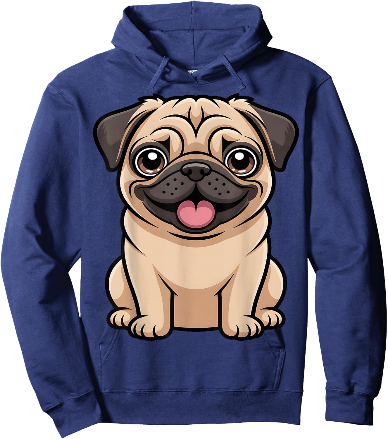Cute Pug Lover Hoodie - Hoodie | Navy