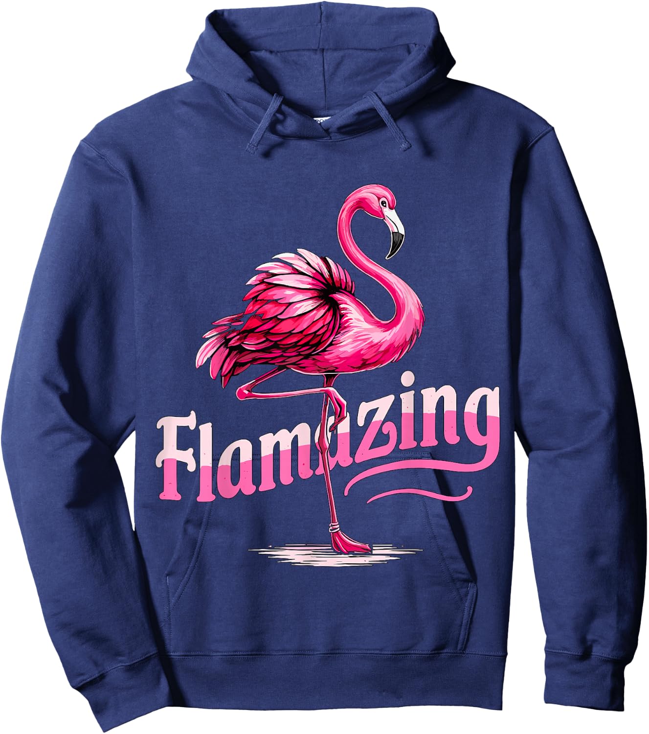 Flamazing Flamingo Hoodie - Hoodie | Navy
