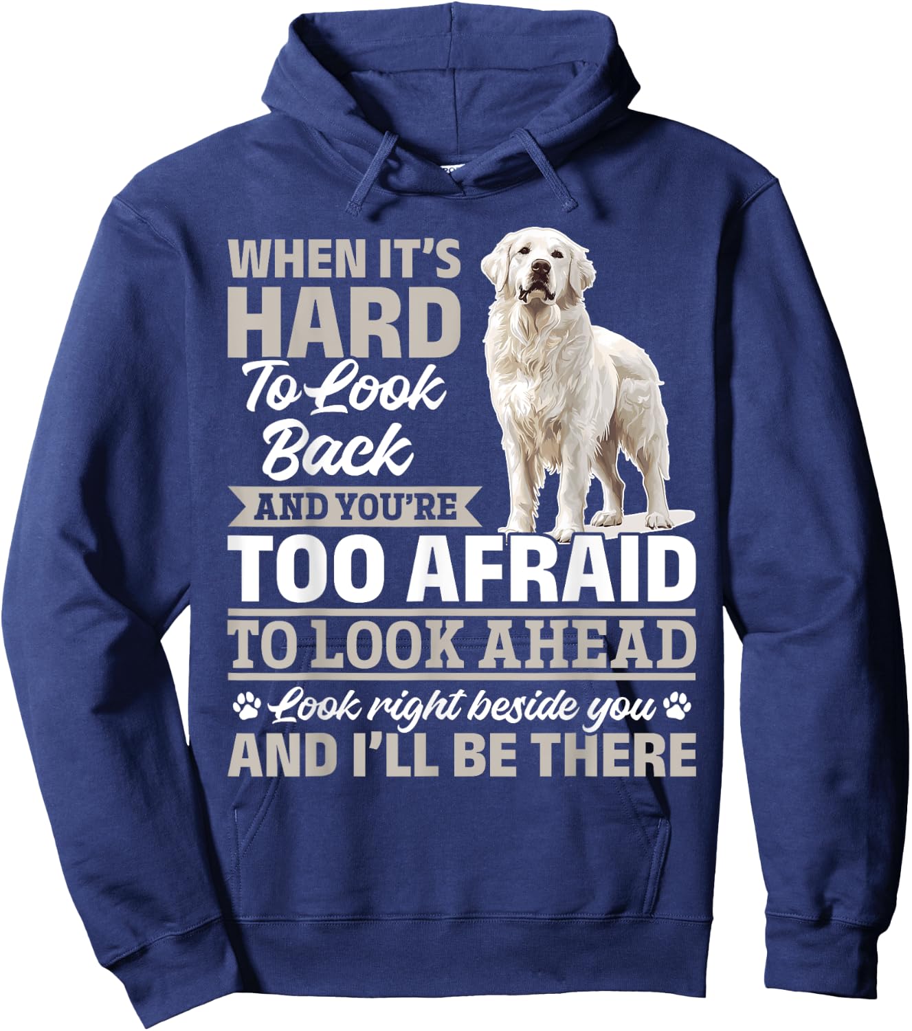 Great Pyrenees Dog Owner Hoodie - Hoodie | Navy