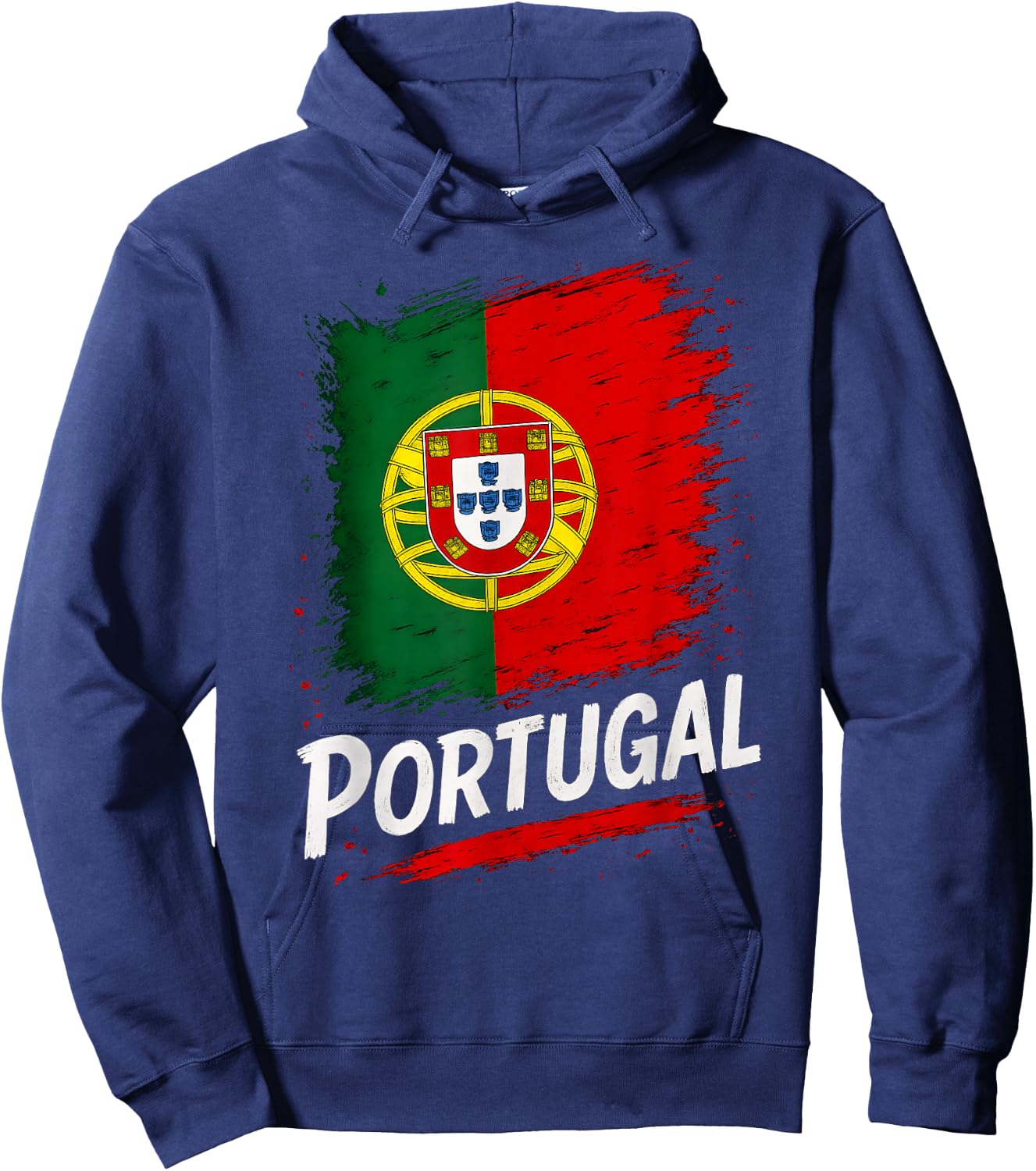 Portugal Portuguese Flag Hoodie - Hoodie | Navy
