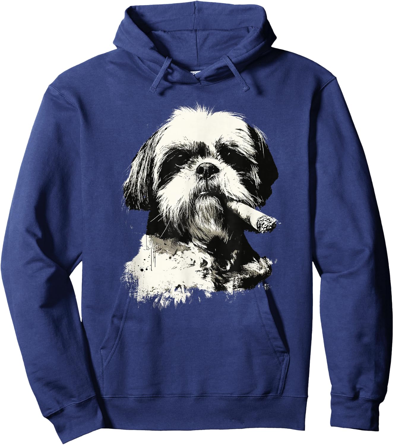 Shih Tzu Dog Owner for Dad Father's Day Hoodie - Hoodie | Navy
