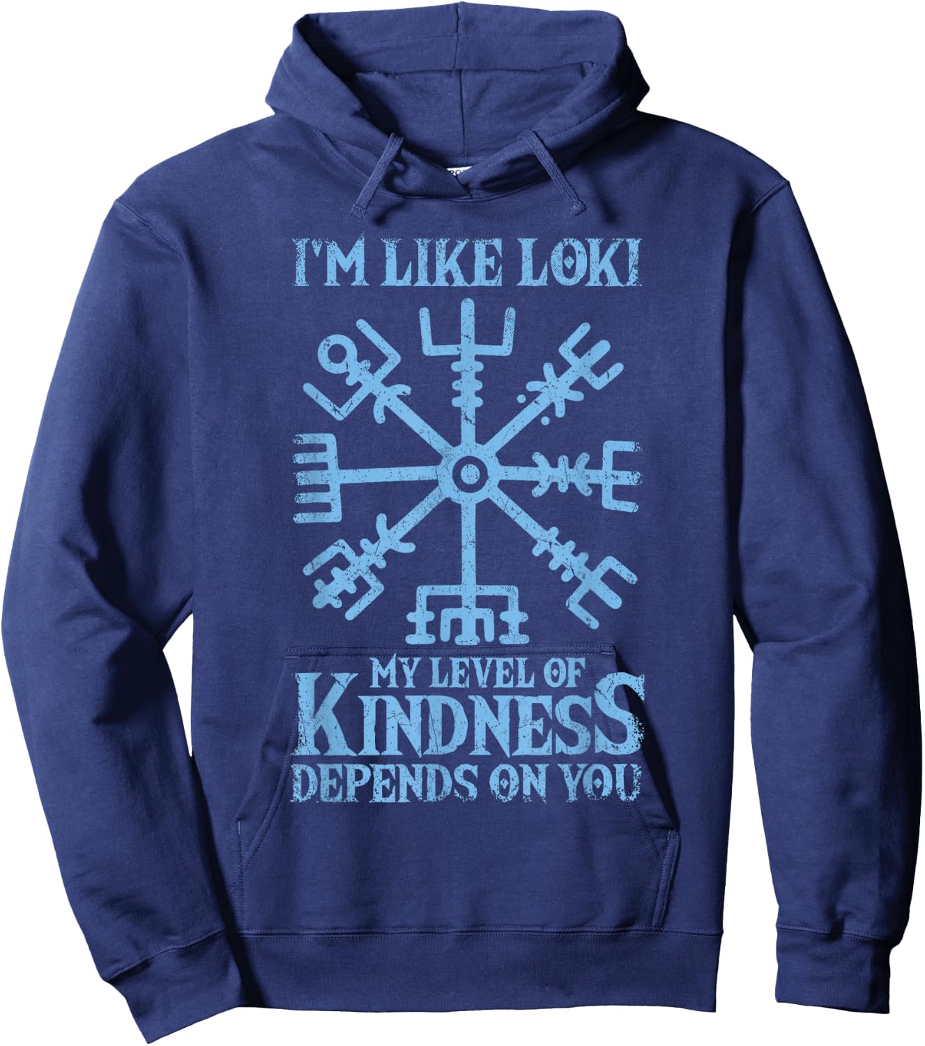 Loki Viking Norse Mythology God Loki , Black, S Hoodie - Hoodie | Navy