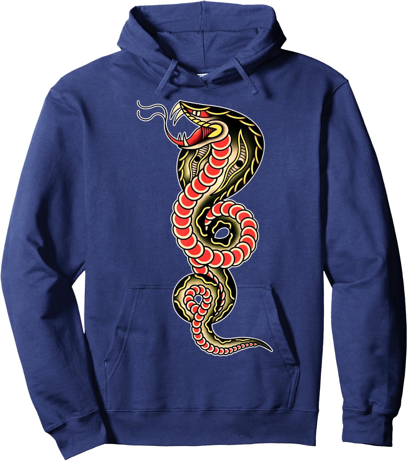Cobra Snake x King Cobra Snake Serpent Hoodie - Hoodie | Navy