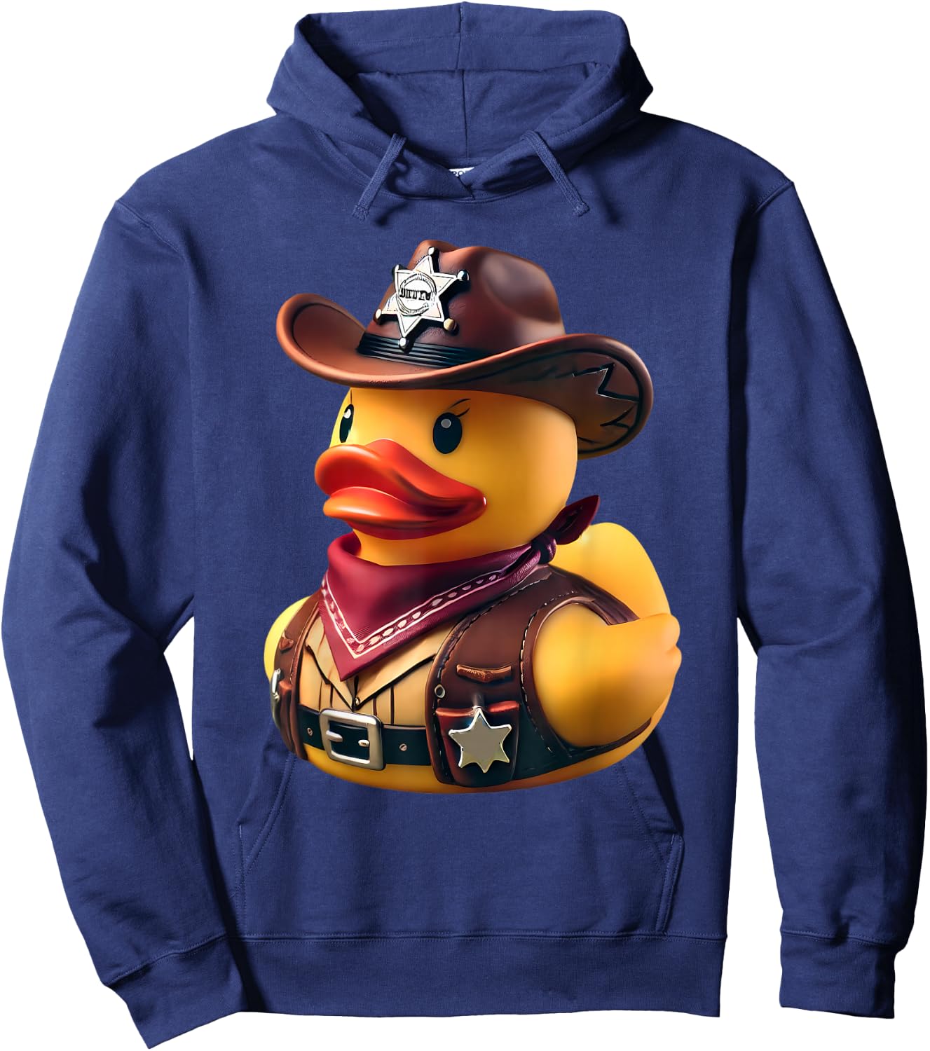 Rubber Duck Cowboy Ducky Duckie Men Women Kids Hoodie - Hoodie | Navy