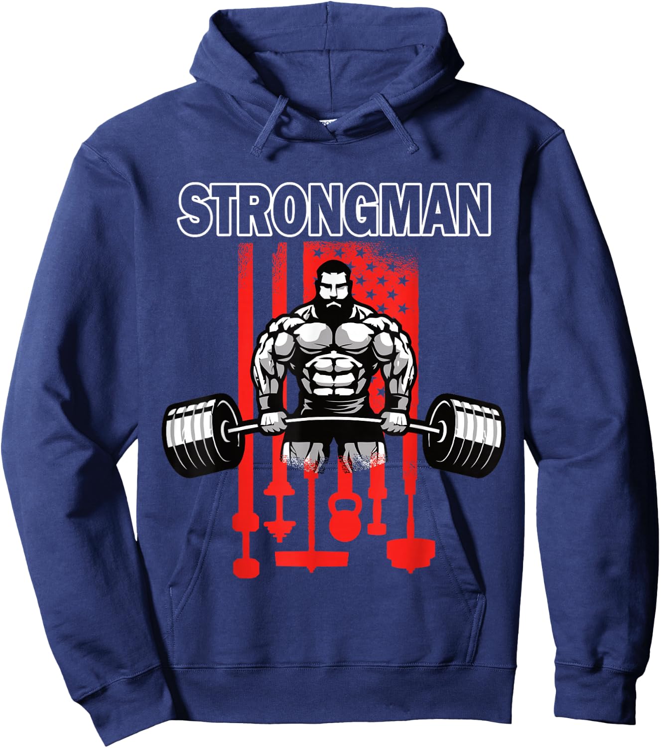 Strongman Deadlift Kraftsport - Strongman Hoodie - Hoodie | Navy
